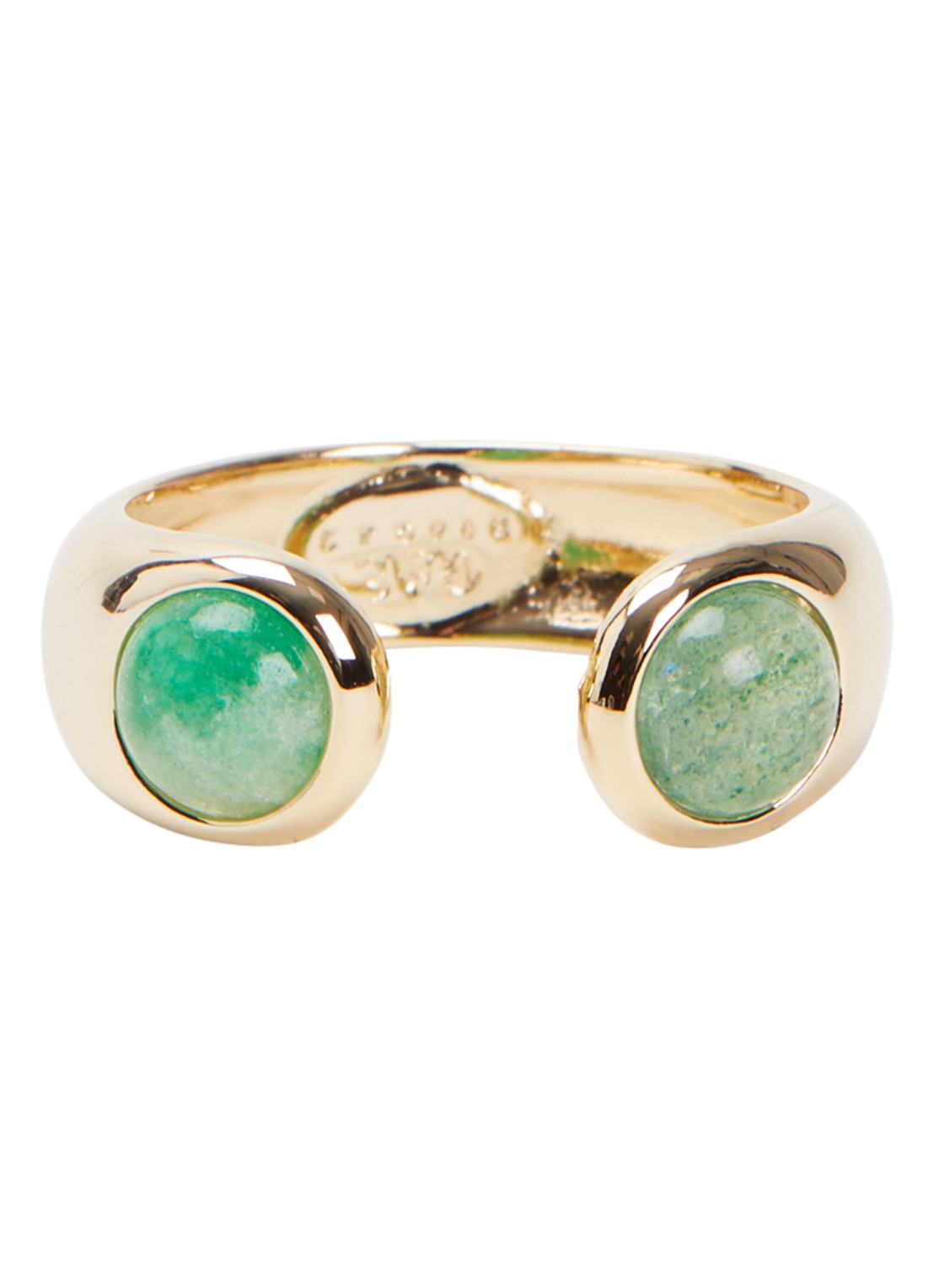 Gas Bijoux Saint Germain ring verguld - voorkant goud