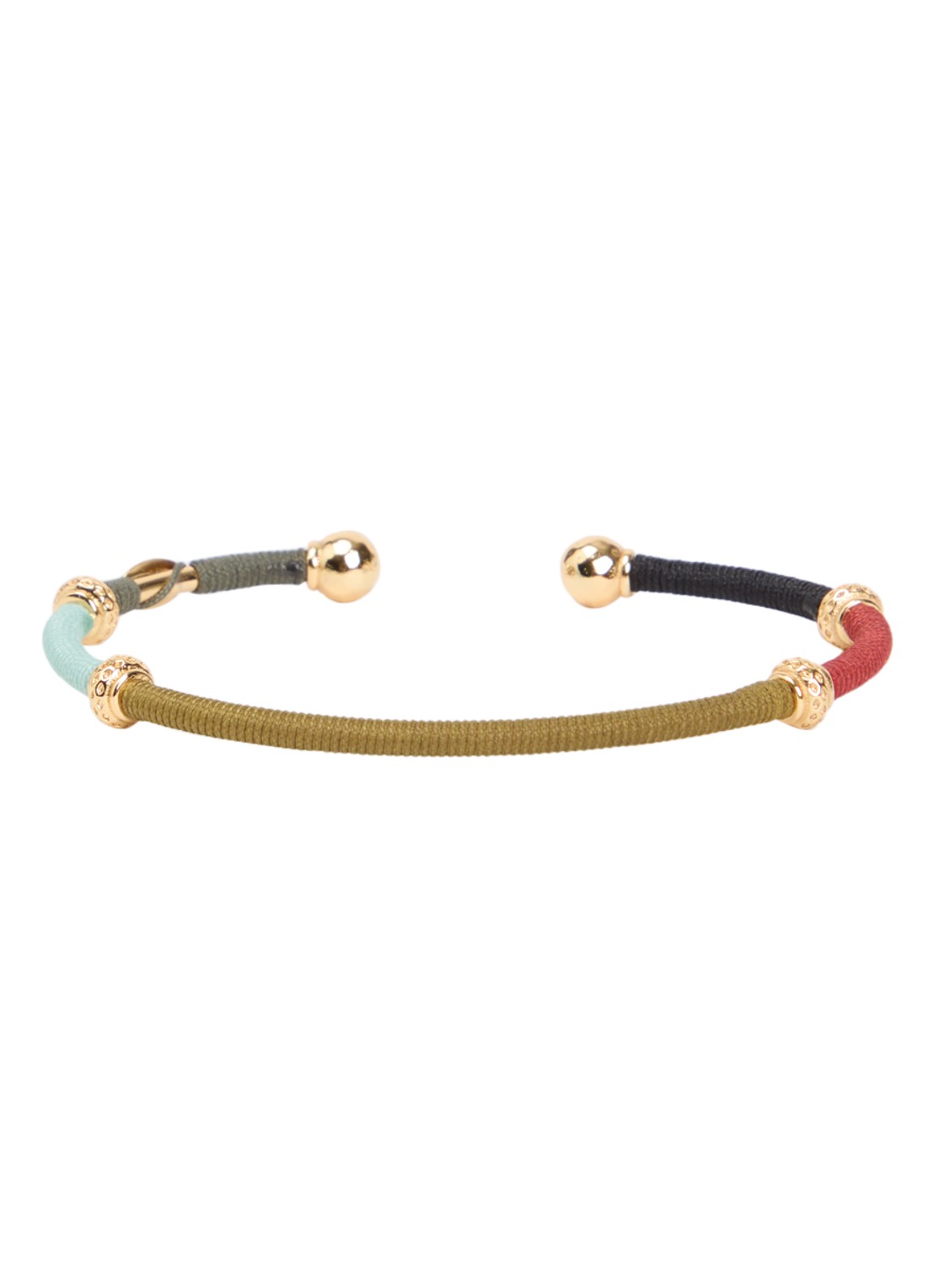 Gas Bijoux Zanzifull bangle verguld - voorkant 2 goud