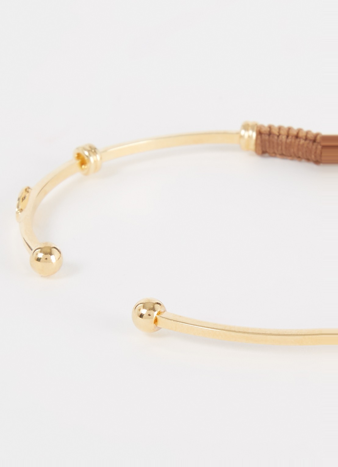 Gas Bijoux Zizanie bangle verguld - detail goud