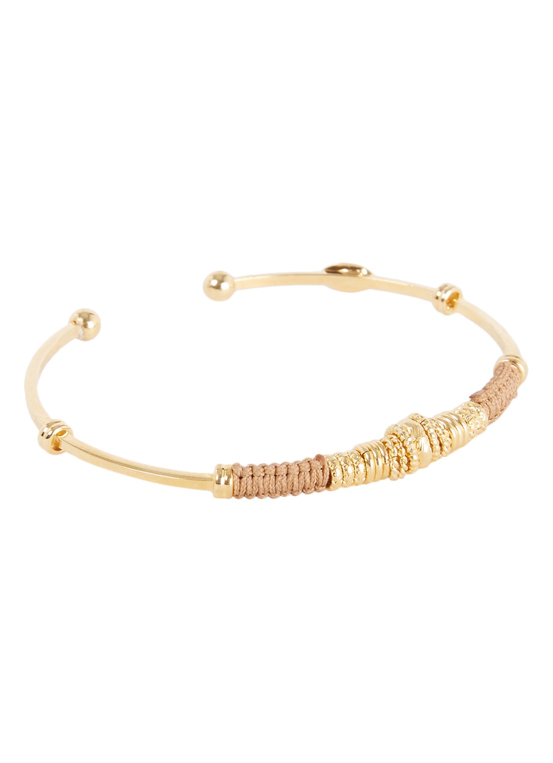 Gas Bijoux Zizanie bangle verguld - voorkant 2 goud