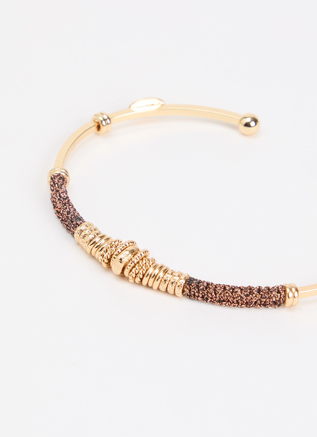 Gas Bijoux Zizanie bangle verguld - detail goud
