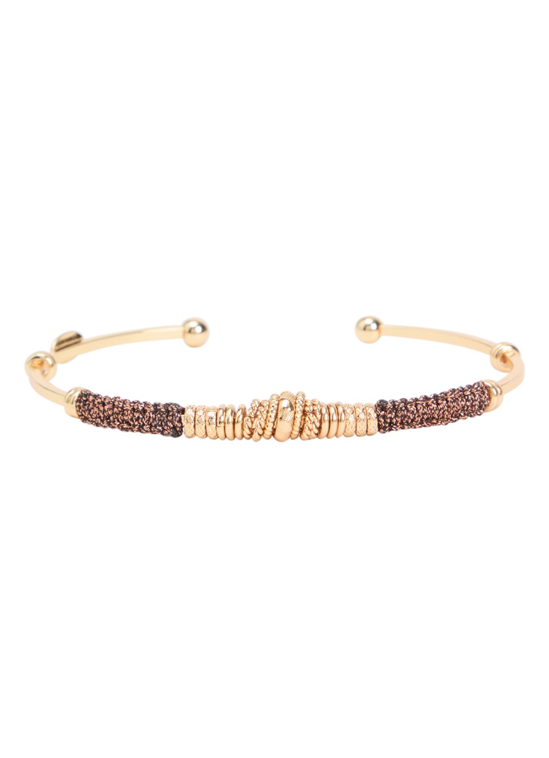 Gas Bijoux Zizanie bangle verguld - voorkant 2 goud