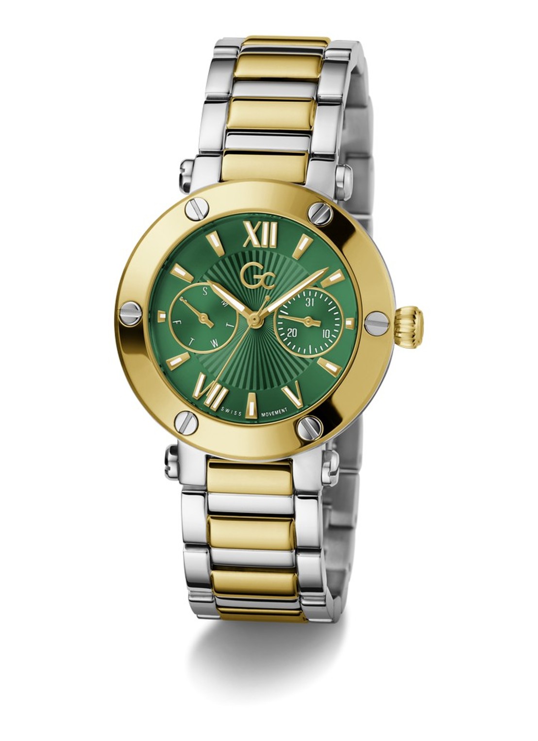 Gc Watches Aura horloge Z48003L6MF - detail 4 zilver