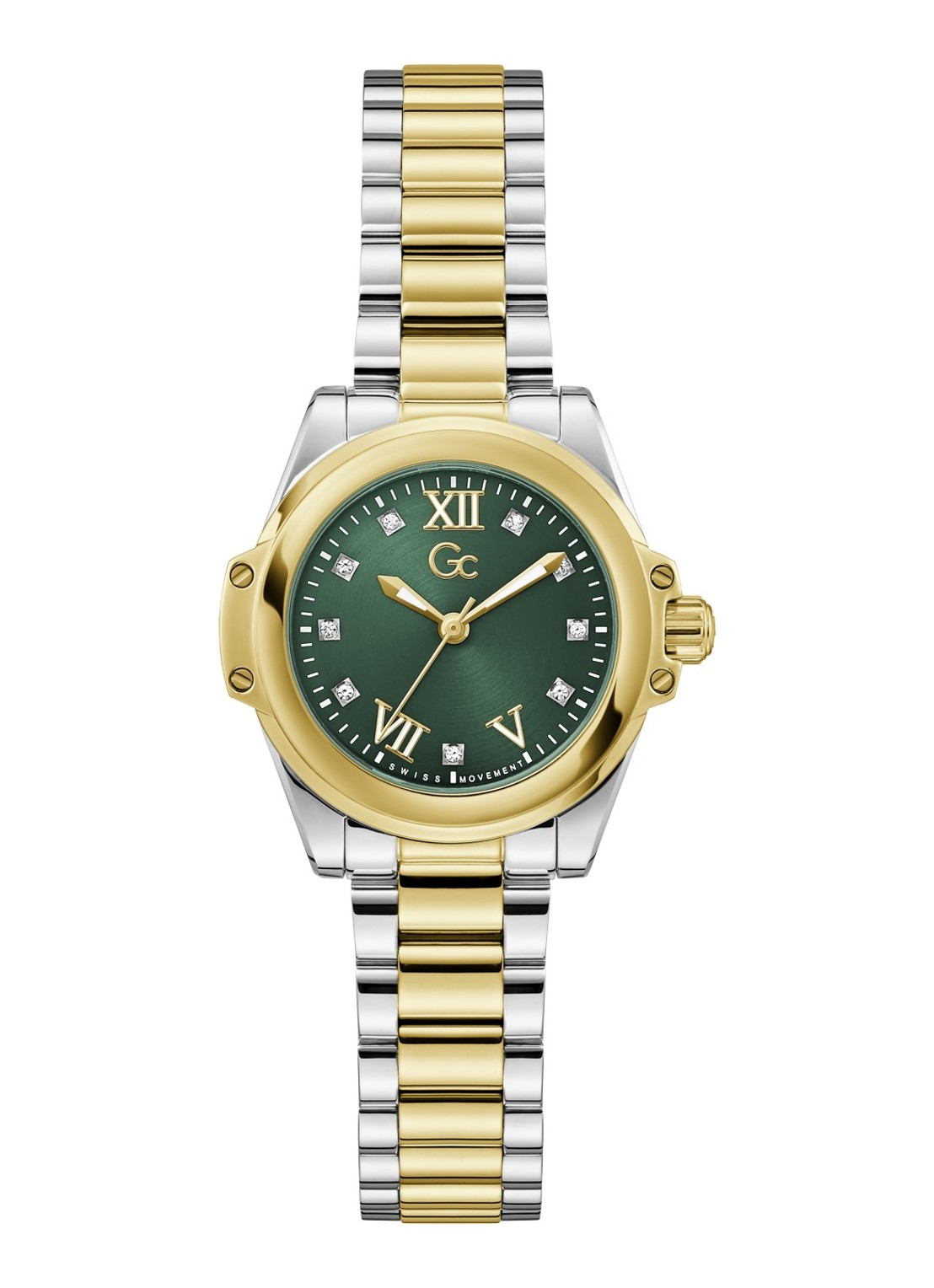 Gc Watches Bolt Lady Mini horloge Z58002L9 - voorkant zilver