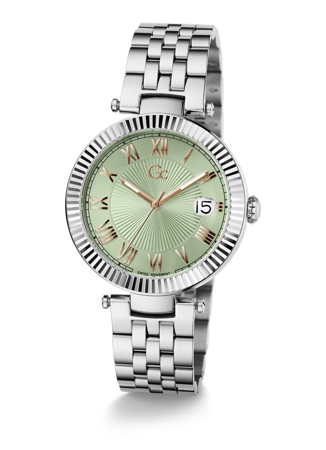Gc Watches Gc Flair horloge Z36003L9MF - detail 6 zilver