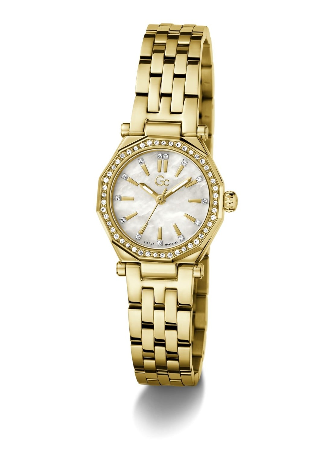 Gc Watches Gleam Mini horloge Z54005L9 - detail 5 goud