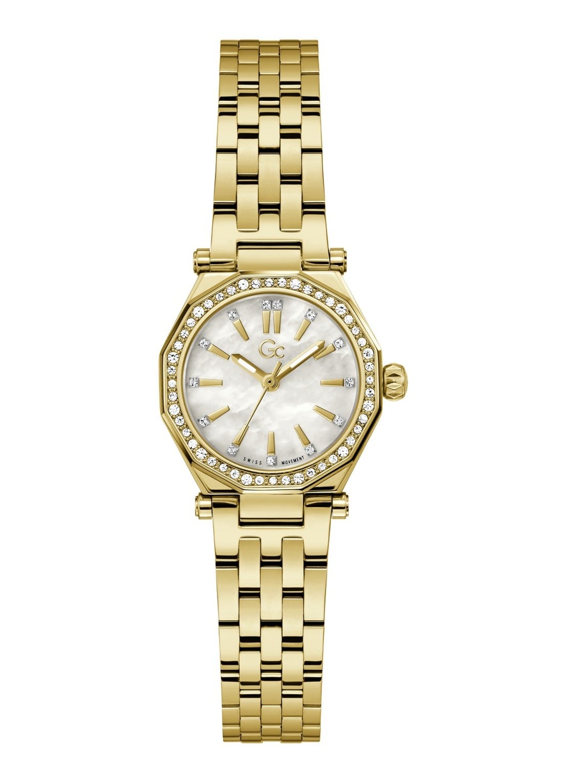 Gc Watches Gleam Mini horloge Z54005L9 - voorkant goud