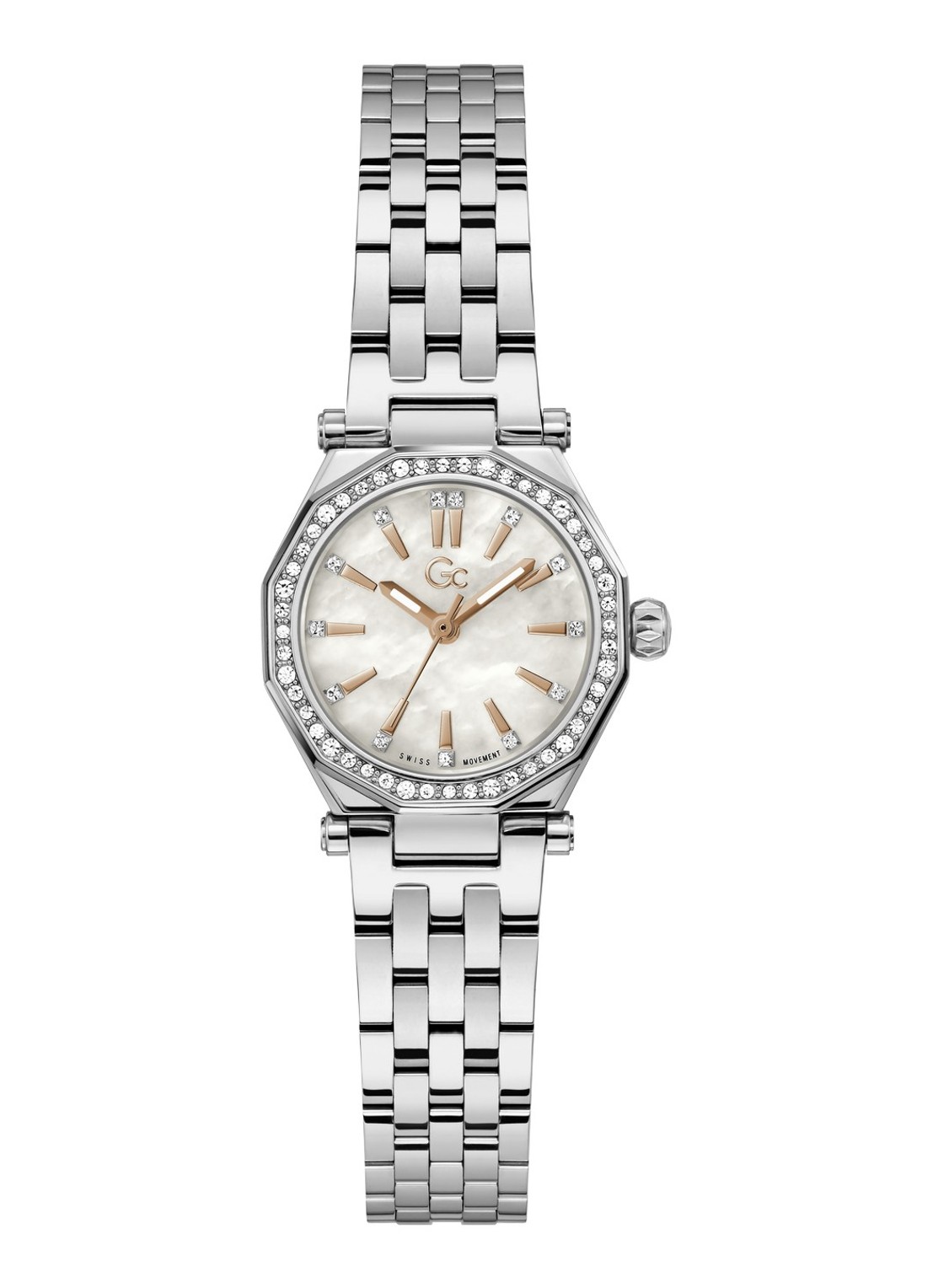 Gc Watches Gleam Mini horloge Z54006L9 - voorkant zilver