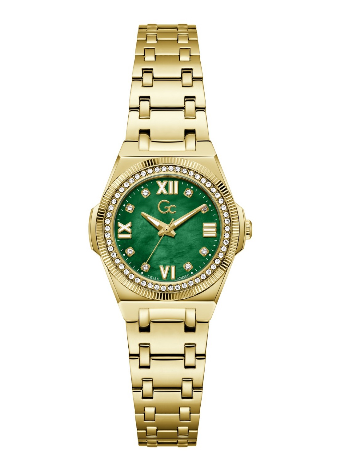 Gc Watches IdolChic Mini horloge Z92002L9 - voorkant goud