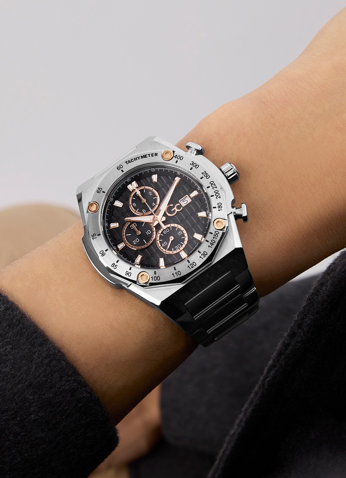 Gc Watches IdolSport horloge Z68002G2 - detail 3 zilver