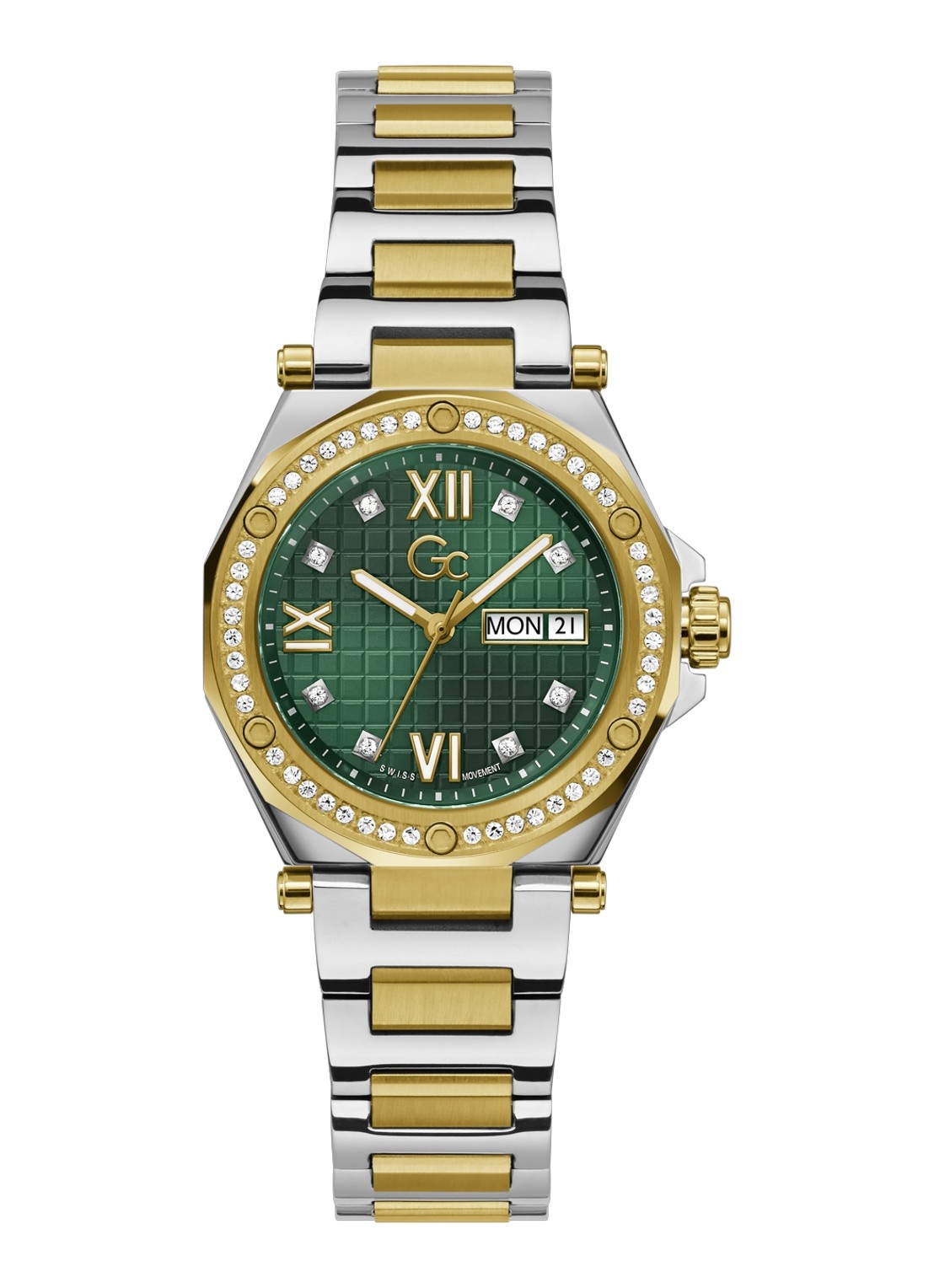 Gc Watches Legacy Lady horloge Z20004L9MF - voorkant goud