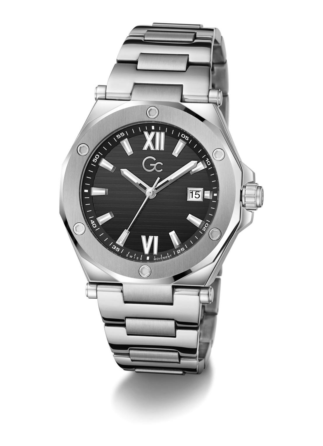 Gc Watches Legacy Sleek horloge Z67004G2 - detail 5 zilver