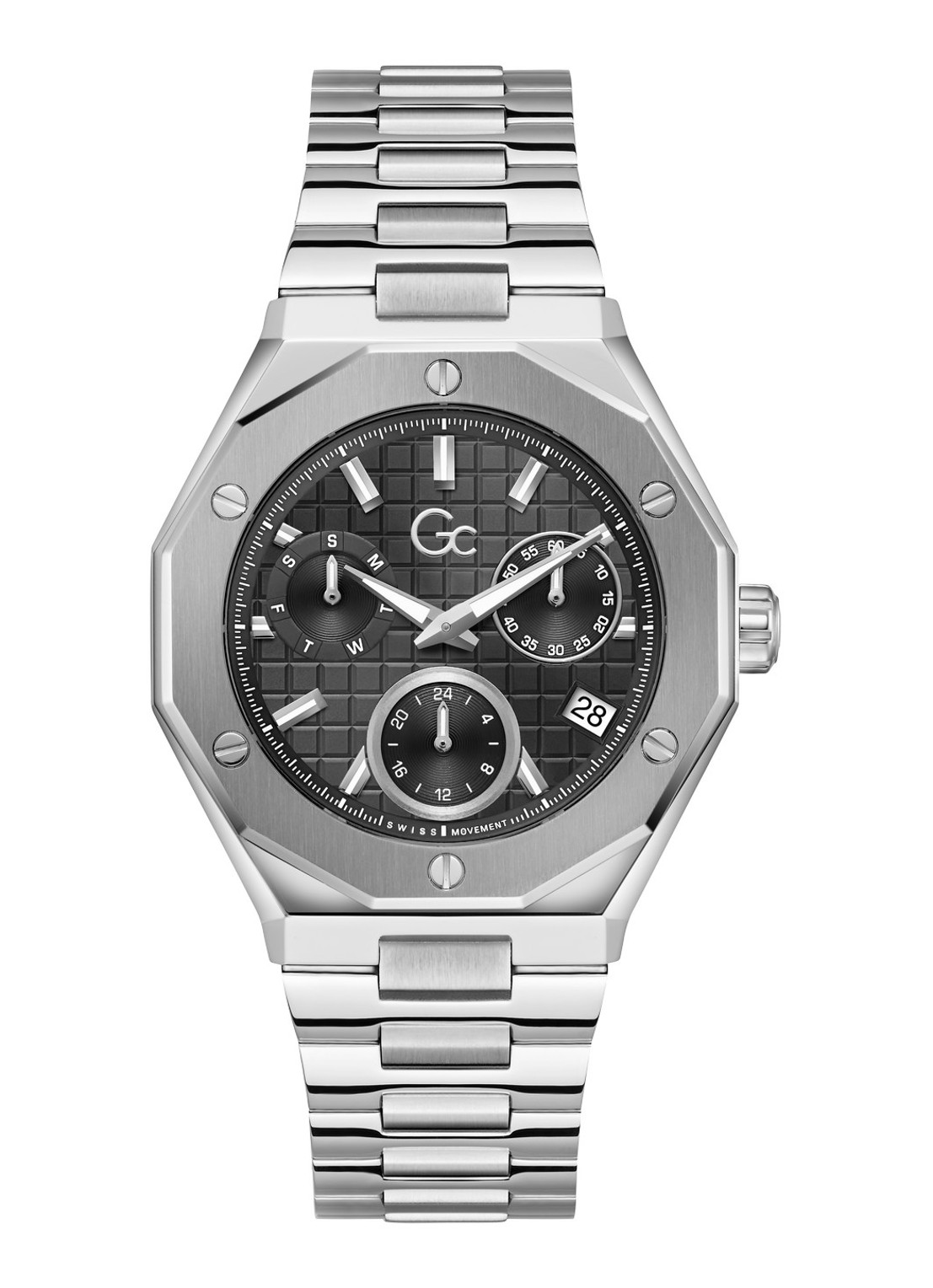 Gc Watches Prism horloge Z89001G2 - voorkant zilver