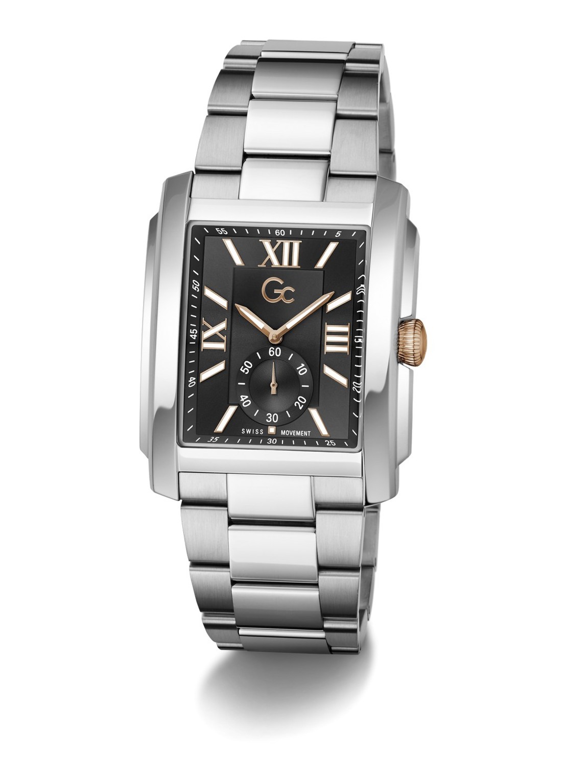 Gc Watches QuadraClass horloge Z90001G2 - detail 2 zilver