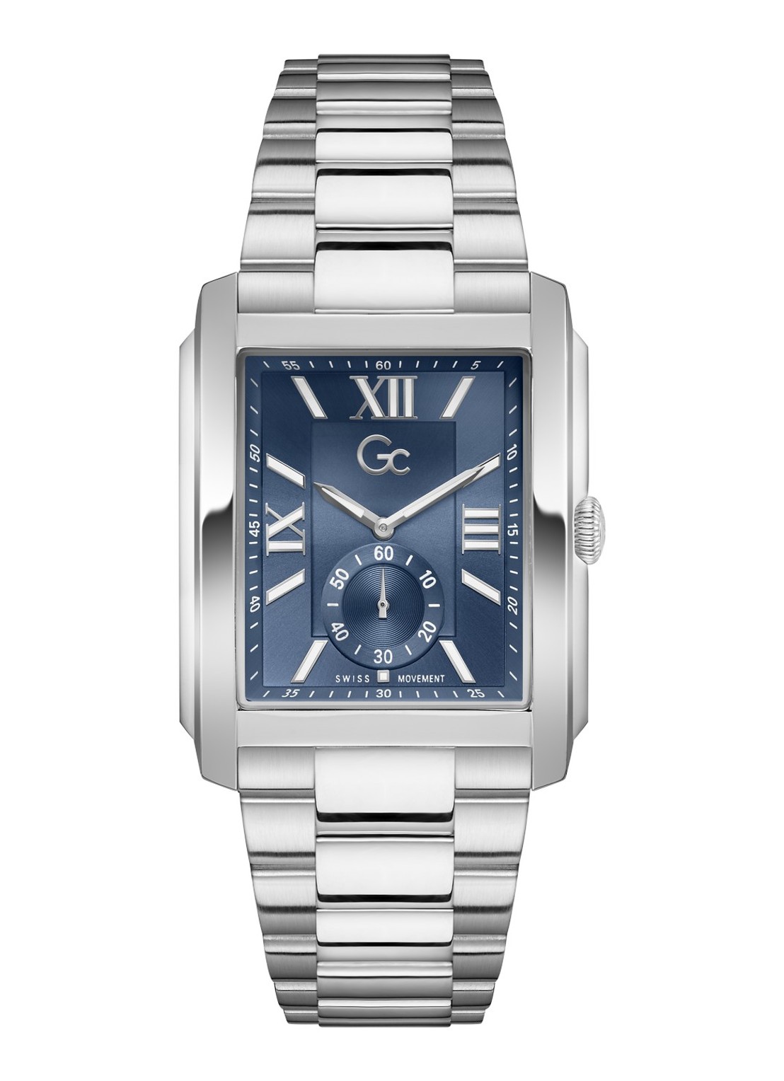 Gc Watches QuadraClass horloge Z90002G7 - voorkant zilver