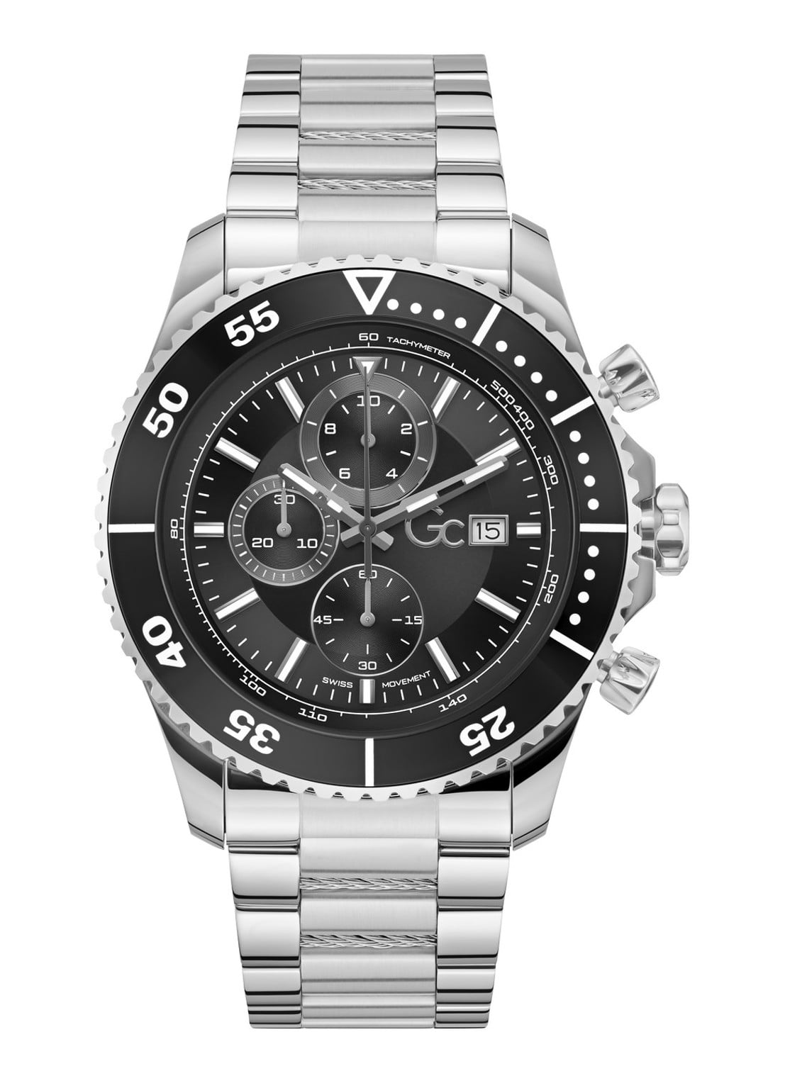 Gc Watches SpeedRacer horloge Z51009G2 - voorkant 4 zilver