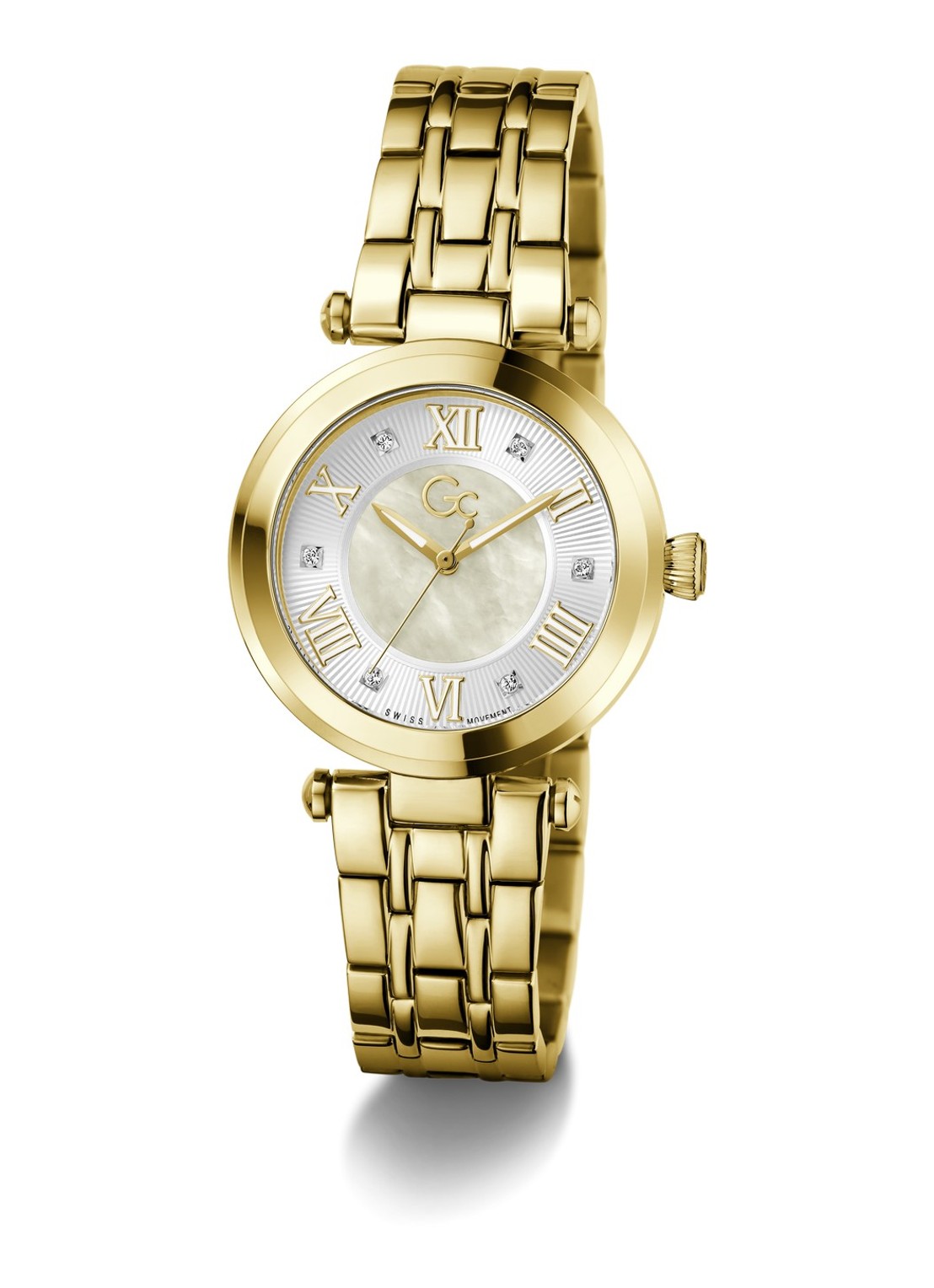 Gc Watches TopChic horloge Z62002L9 - detail 5 goud