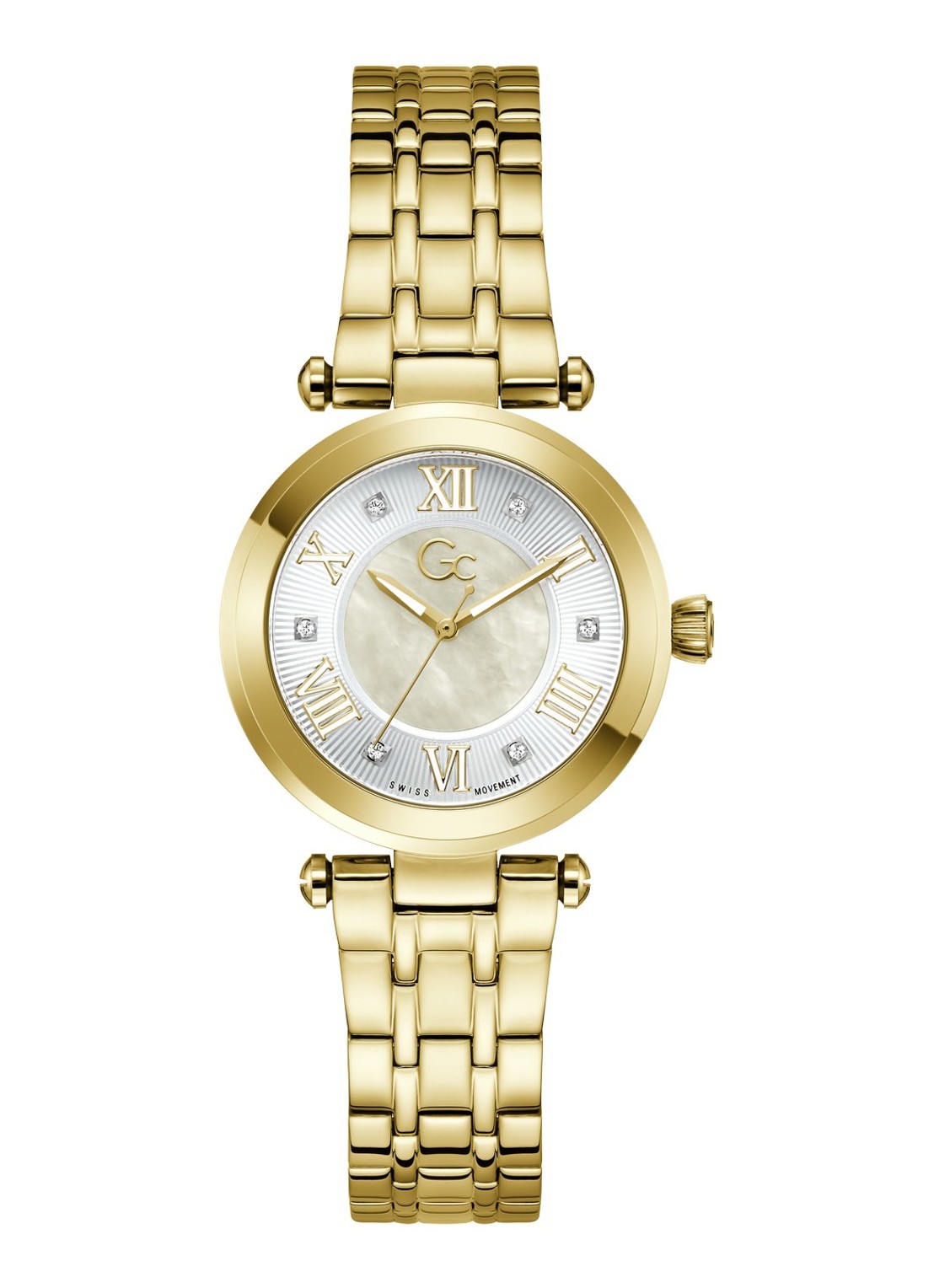 Gc Watches TopChic horloge Z62002L9 - voorkant goud