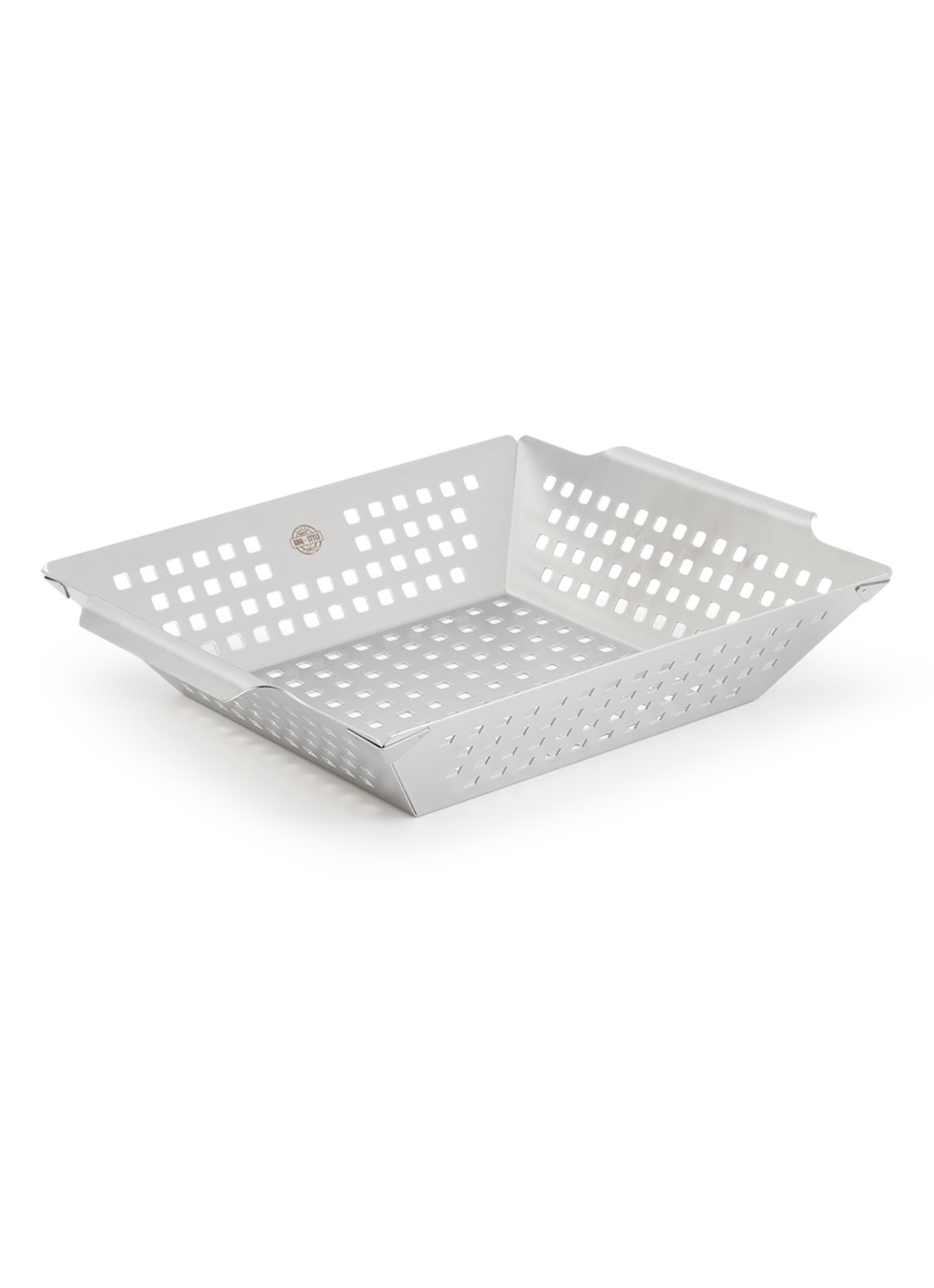GEFU BBQ Large grillschaal 33 cm - voorkant metallic