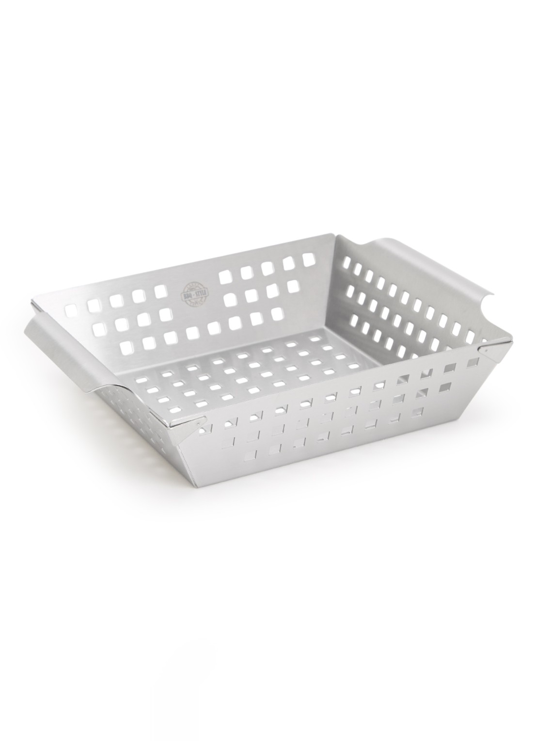 GEFU BBQ Small grillschaal 25 cm - voorkant metallic