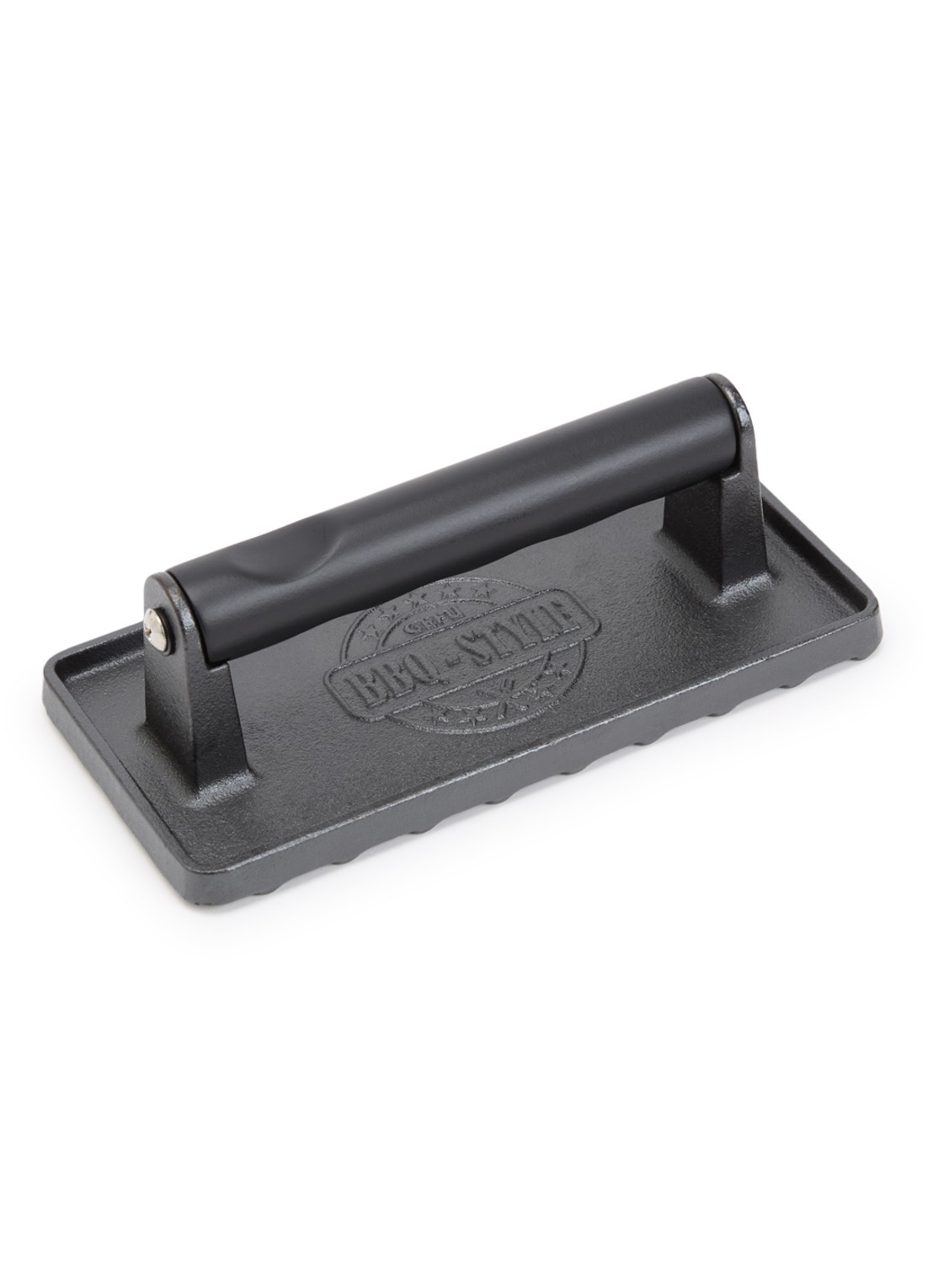 GEFU BBQ vleesverzwaarder 1 kg - voorkant zwart