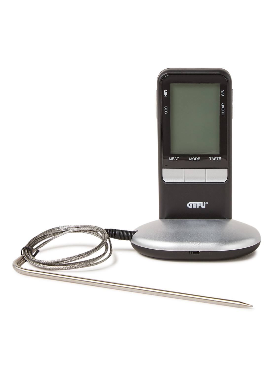 GEFU Händi digitale braadthermometer  - voorkant zwart
