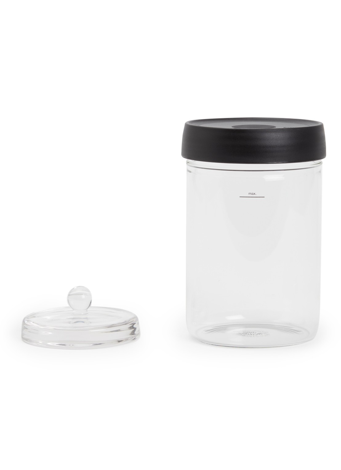 GEFU Nativo fermentatiepot 1 liter  - voorkant 2 transparant
