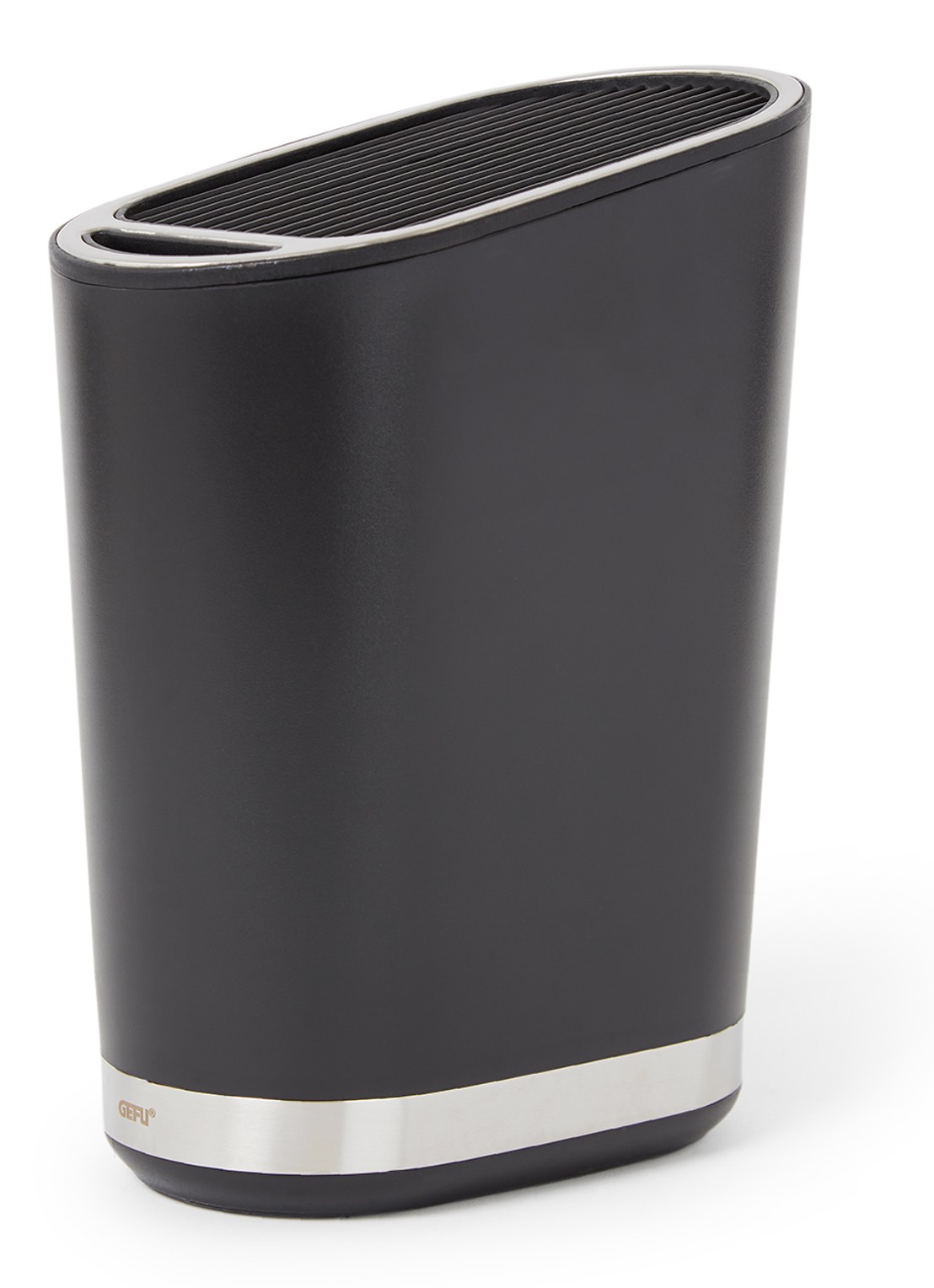 GEFU Smartline messenblok 25,5 cm - voorkant 2 zwart