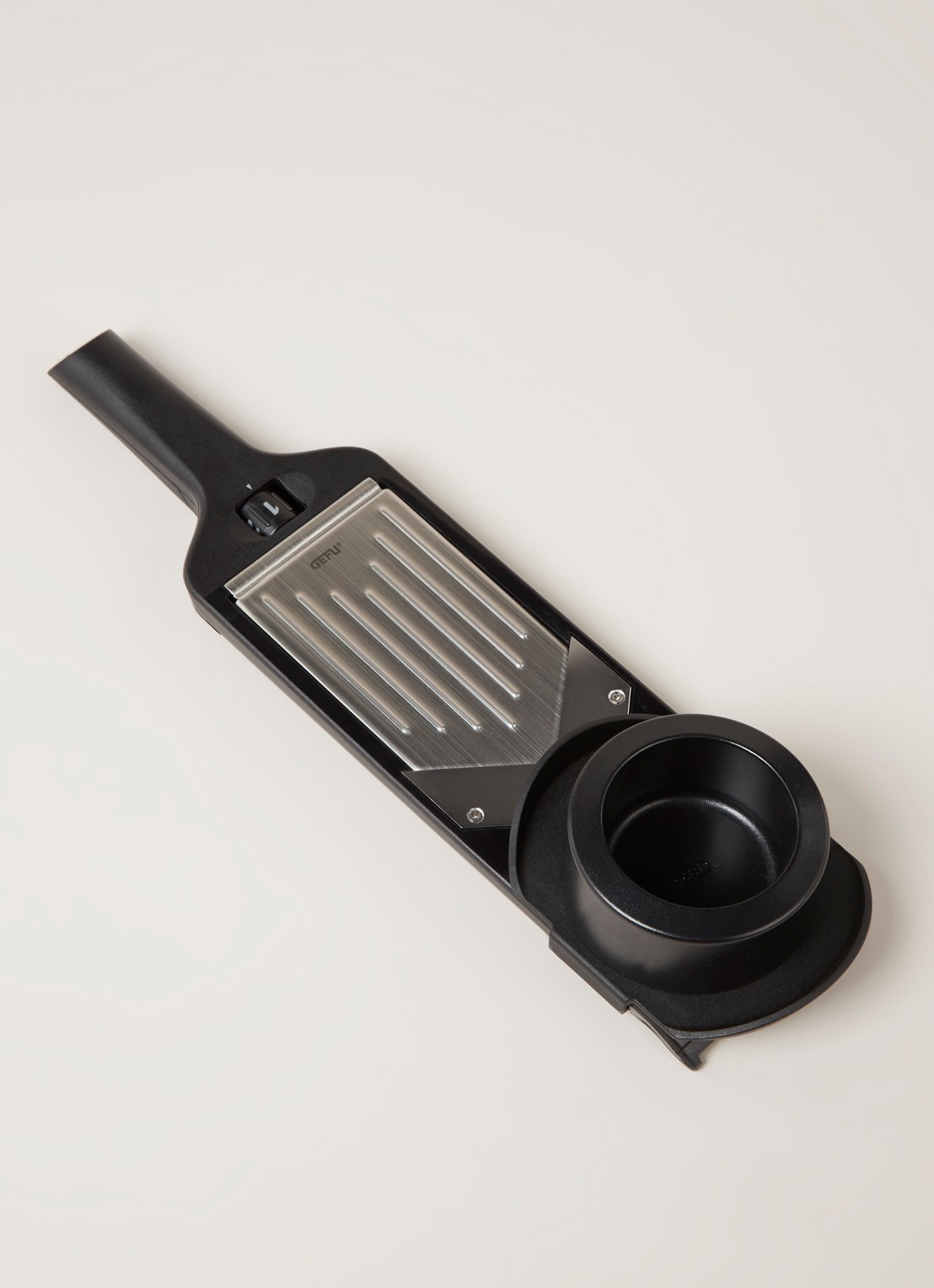 GEFU V-slicer mandoline  - voorkant 2 zwart