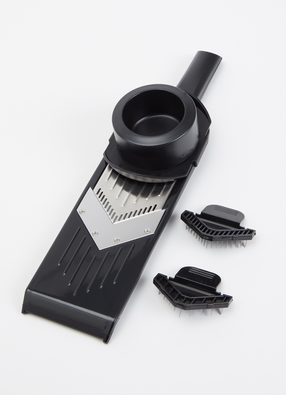 GEFU Violi V-Slicer 2.0 mandoline - voorkant 2 donkergrijs