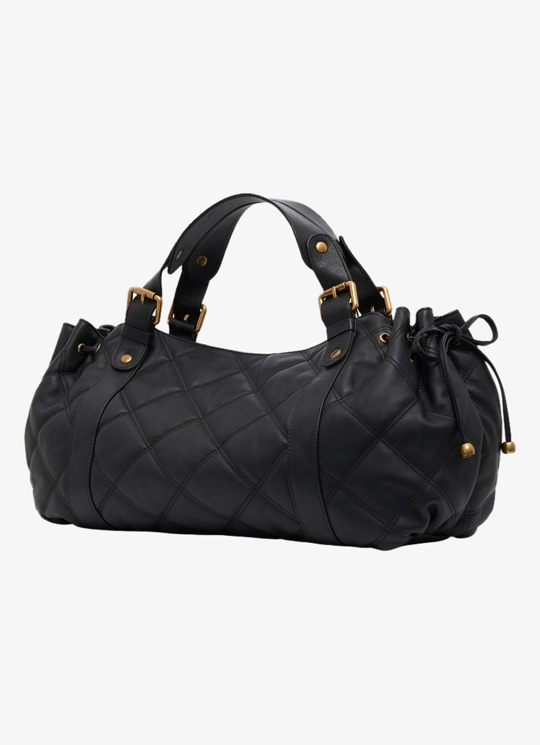 Gerard Darel 24H handtas van quilted leer - detail 2 zwart