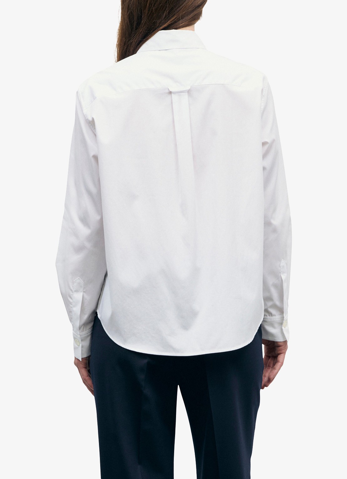 Gerard Darel Alix blouse met logoborduring - achterkant 2 wit