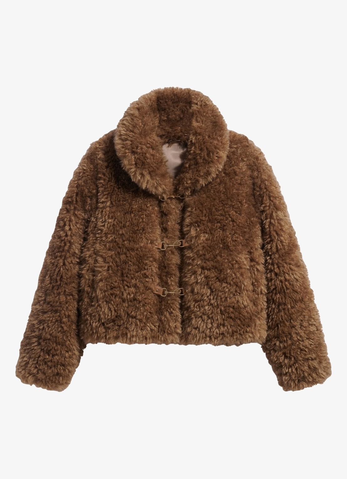 Gerard Darel Aliza jack  van imitatiebont  - voorkant 3 bruin