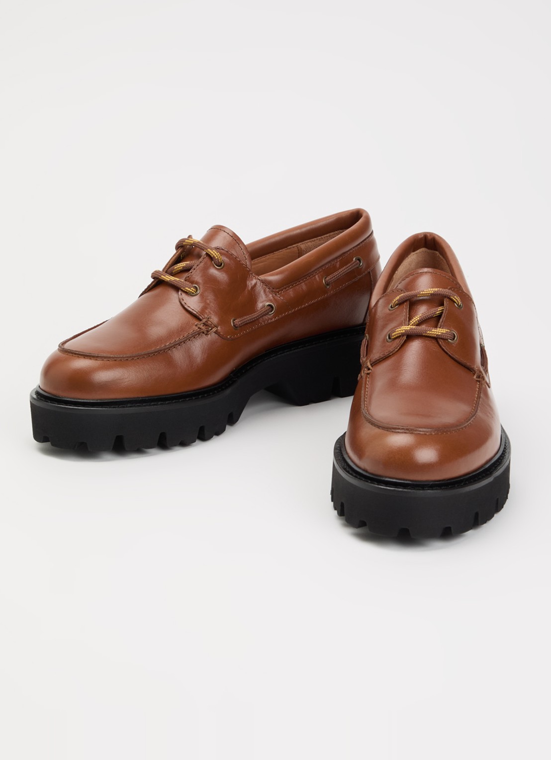 Gerard Darel Amany bootschoen van leer - detail 3 cognac