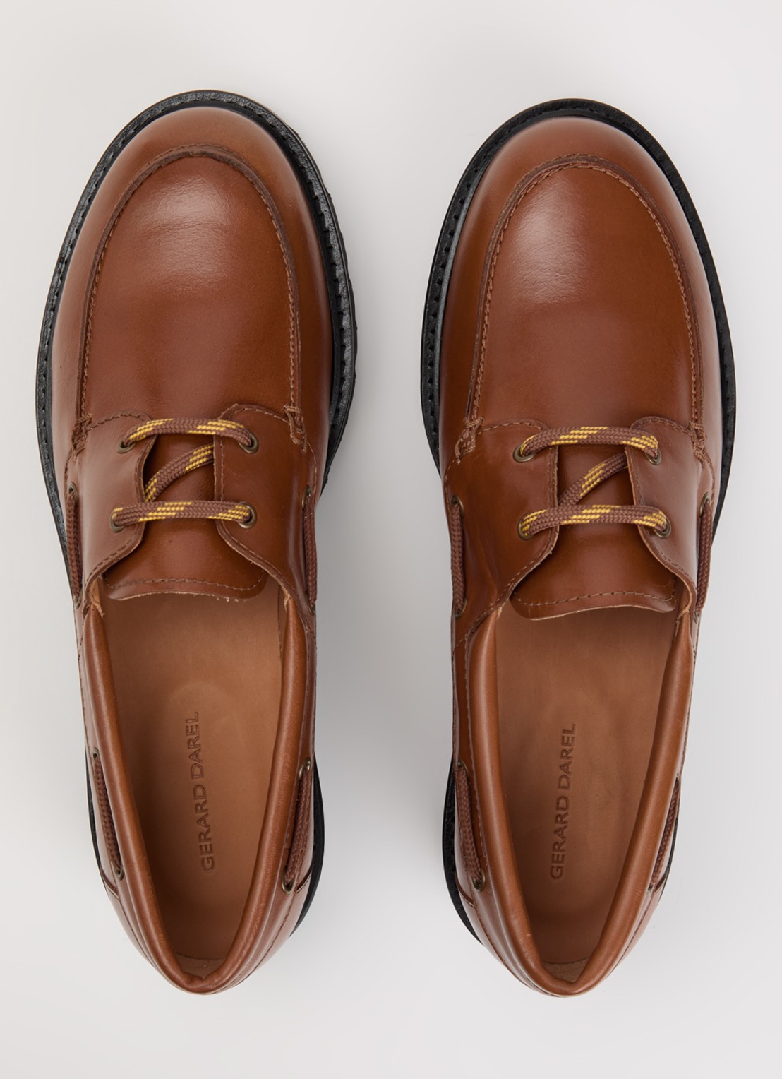 Gerard Darel Amany bootschoen van leer - detail 4 cognac