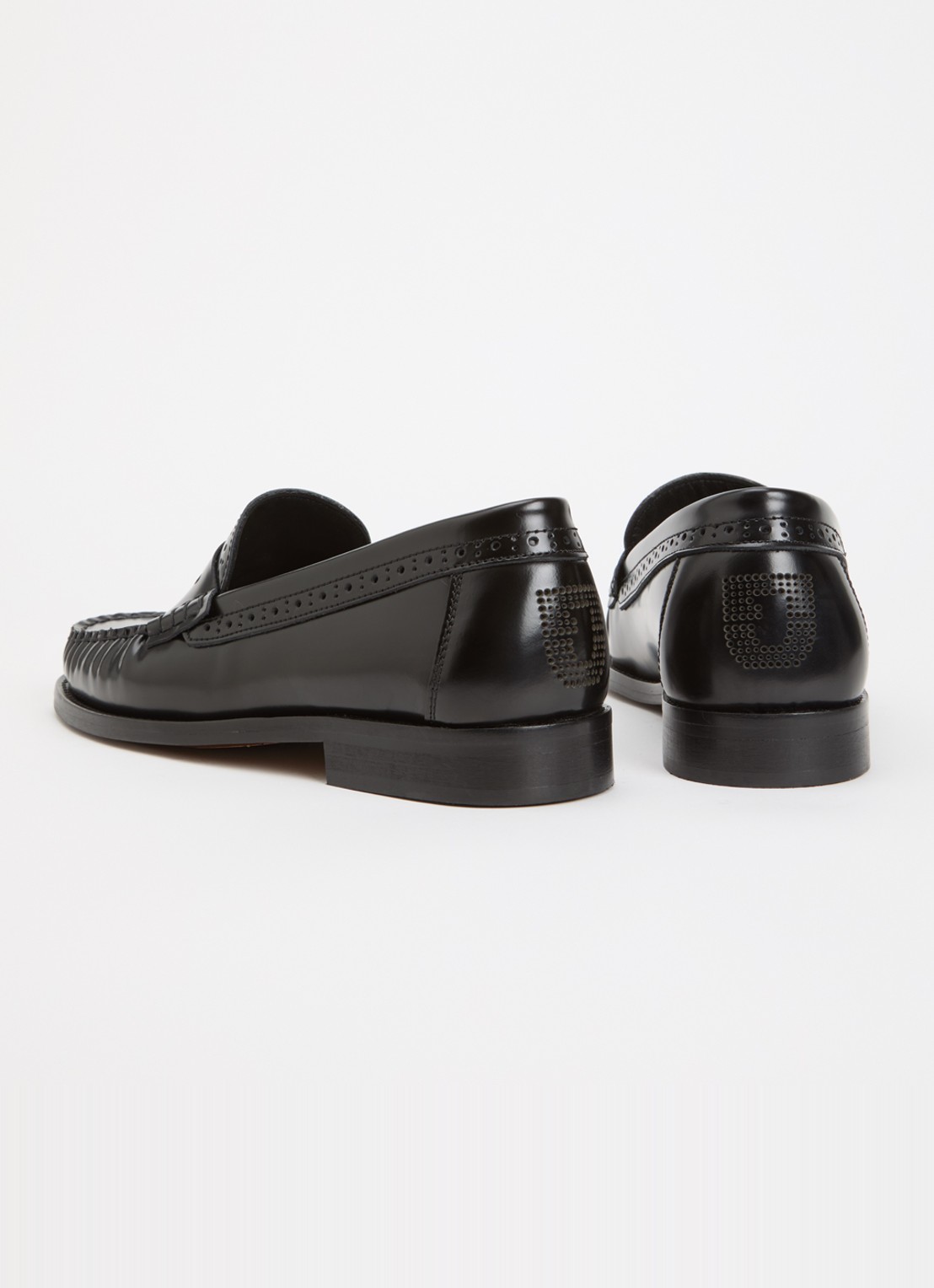 Gerard Darel Augustine loafer van leer - achterkant 2 zwart