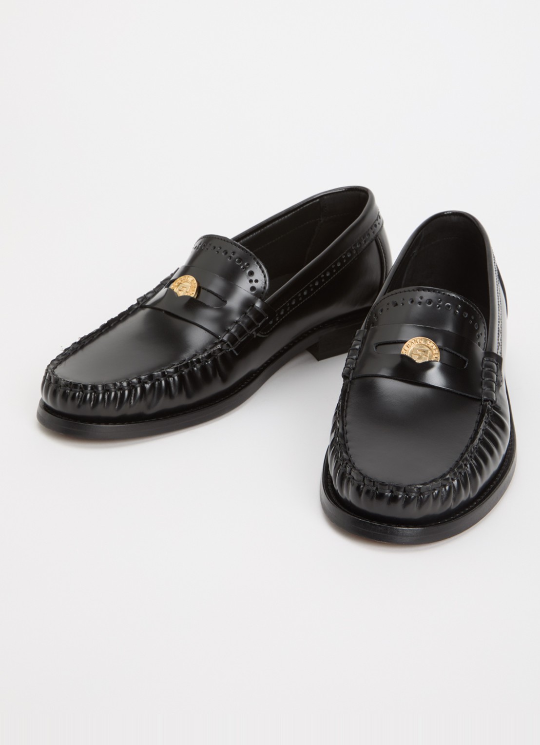 Gerard Darel Augustine loafer van leer - detail 3 zwart