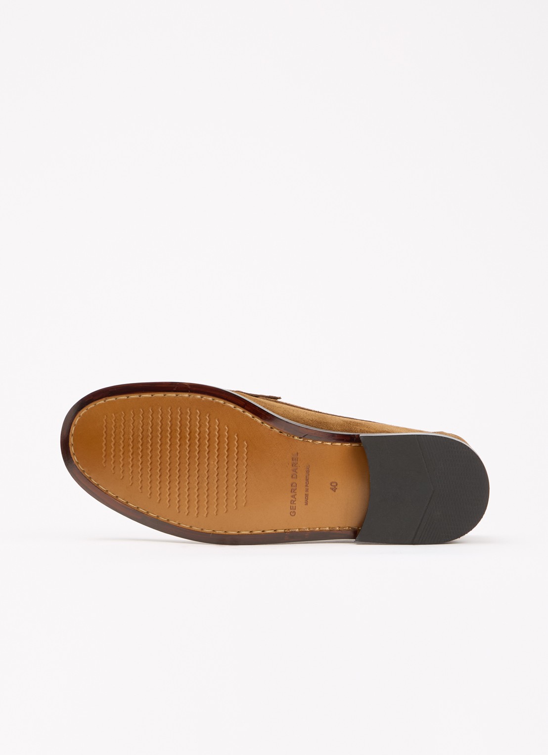 Gerard Darel Augustine loafer van suède - detail 4 hazelnootbruin