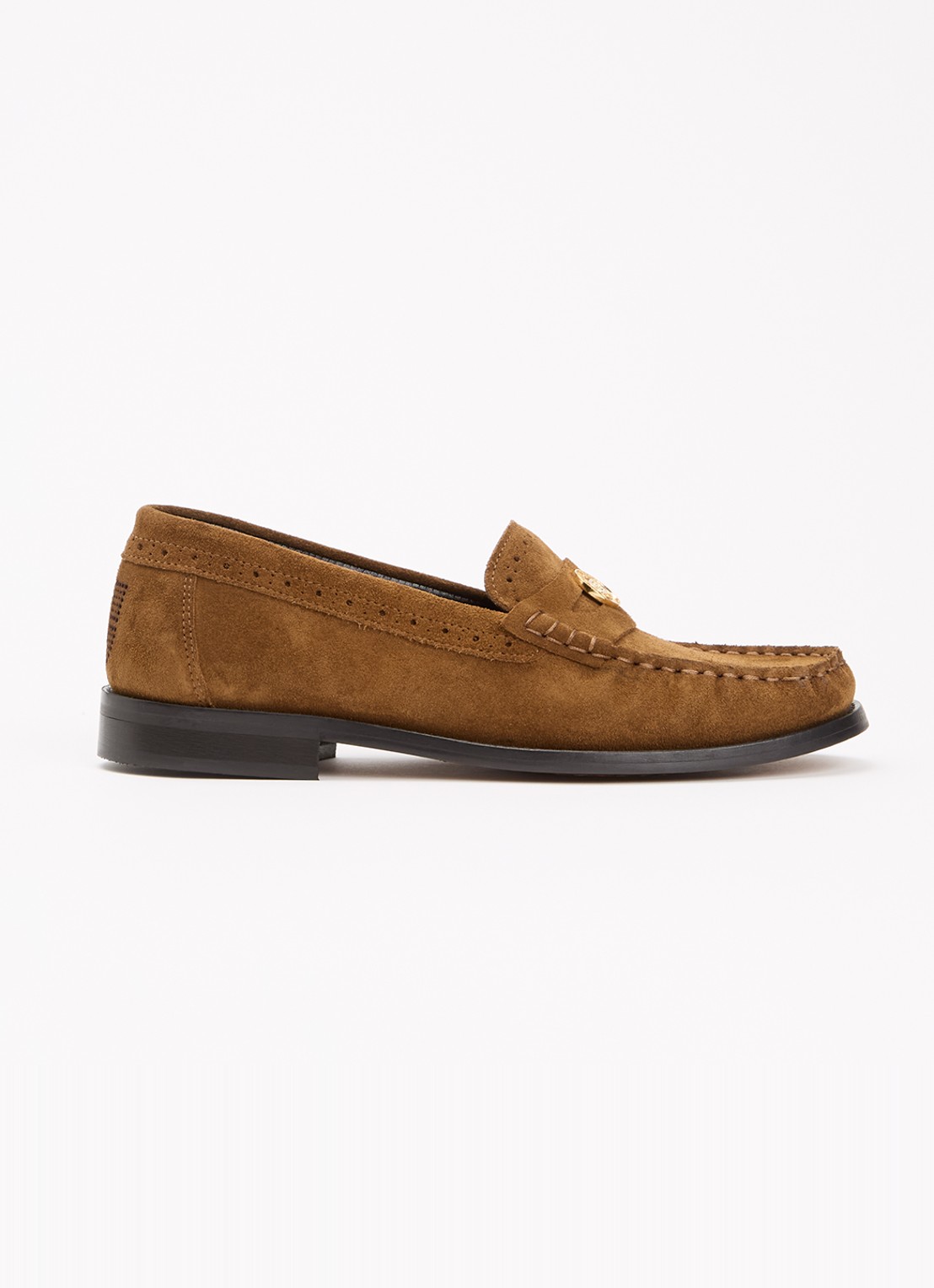 Gerard Darel Augustine loafer van suède - voorkant hazelnootbruin
