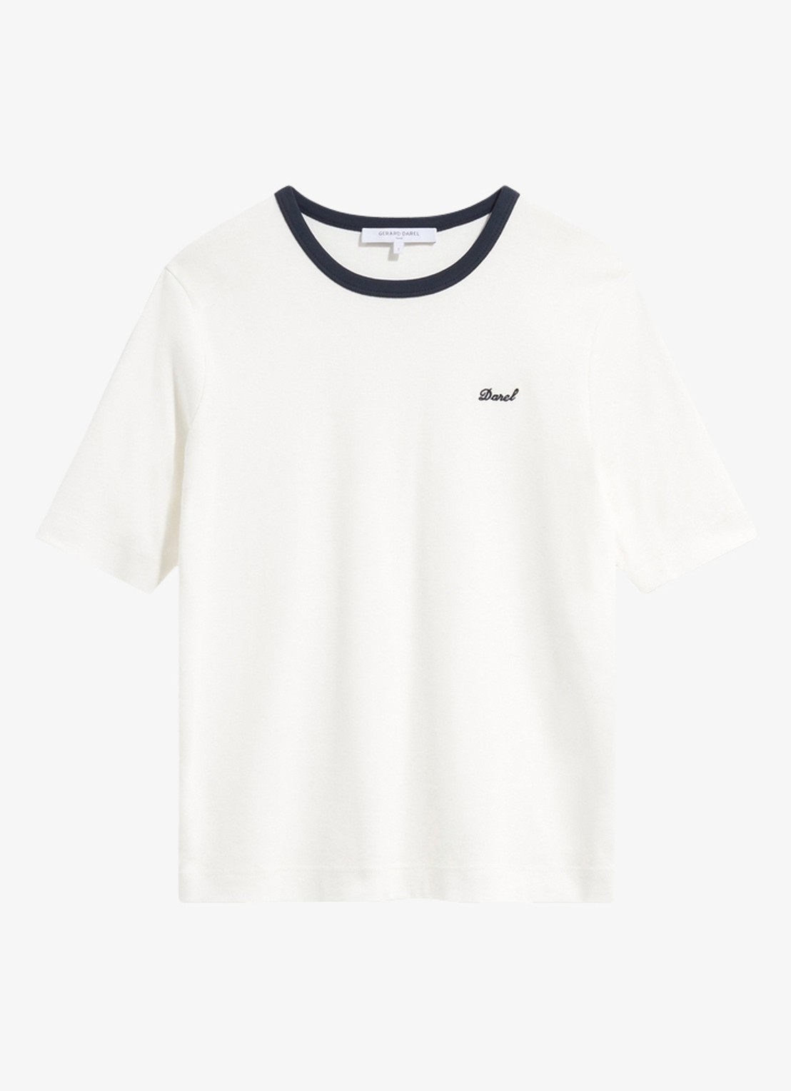 Gerard Darel Bess T-shirt met borduring - voorkant 4 wit