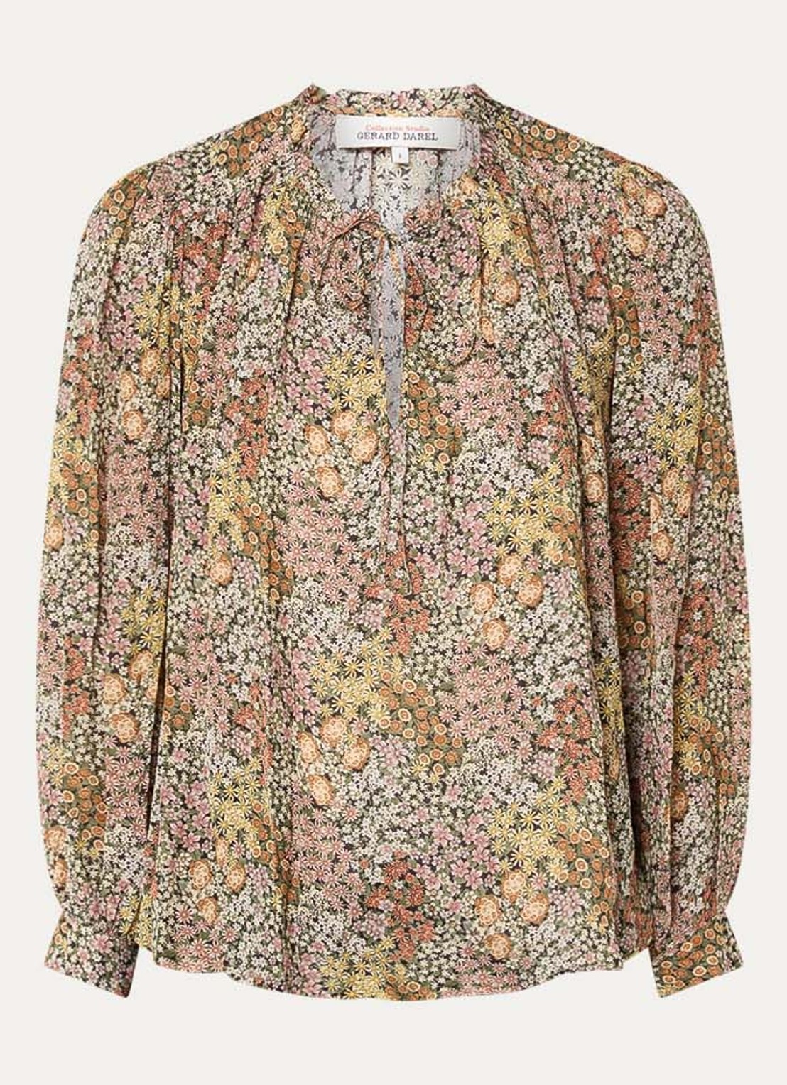 Gerard Darel Carinne tuniek met bloemenprint - voorkant 3 multicolor