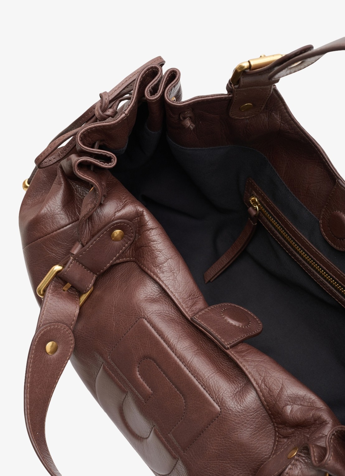 Gerard Darel Chiara GD handtas van leer - detail 2 donkerbruin