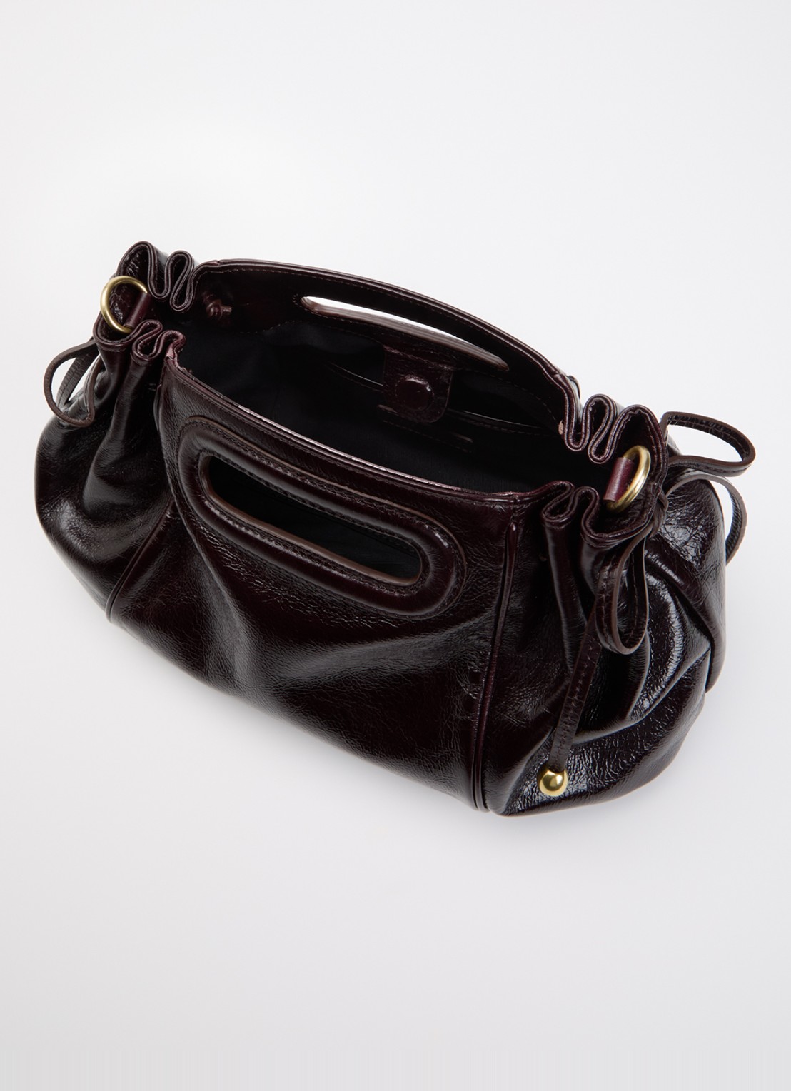 Gerard Darel Dany handtas met afneembare schouderriem - detail 2 donkerbruin
