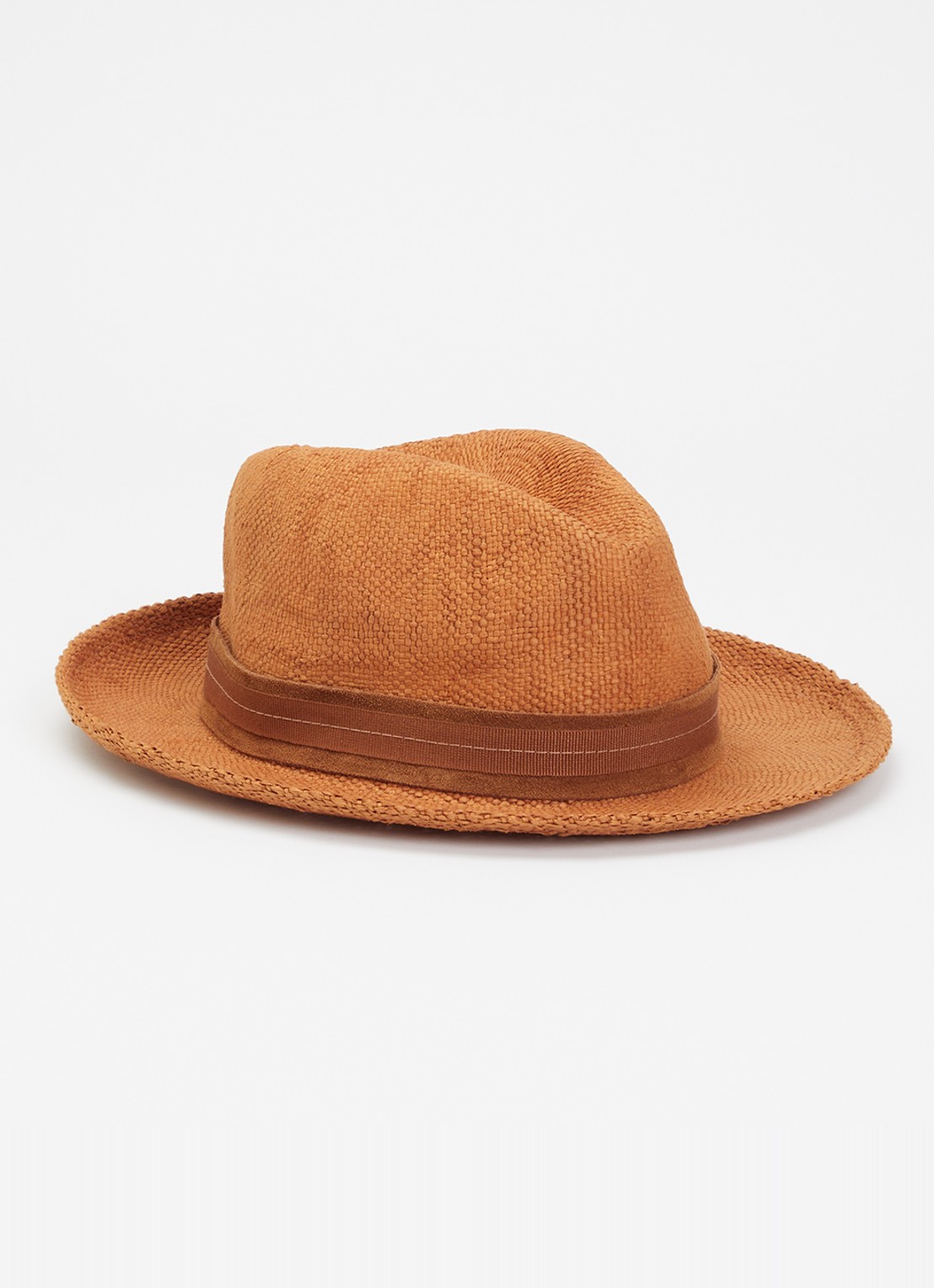 Gerard Darel Emmy hoed van stro - voorkant camel