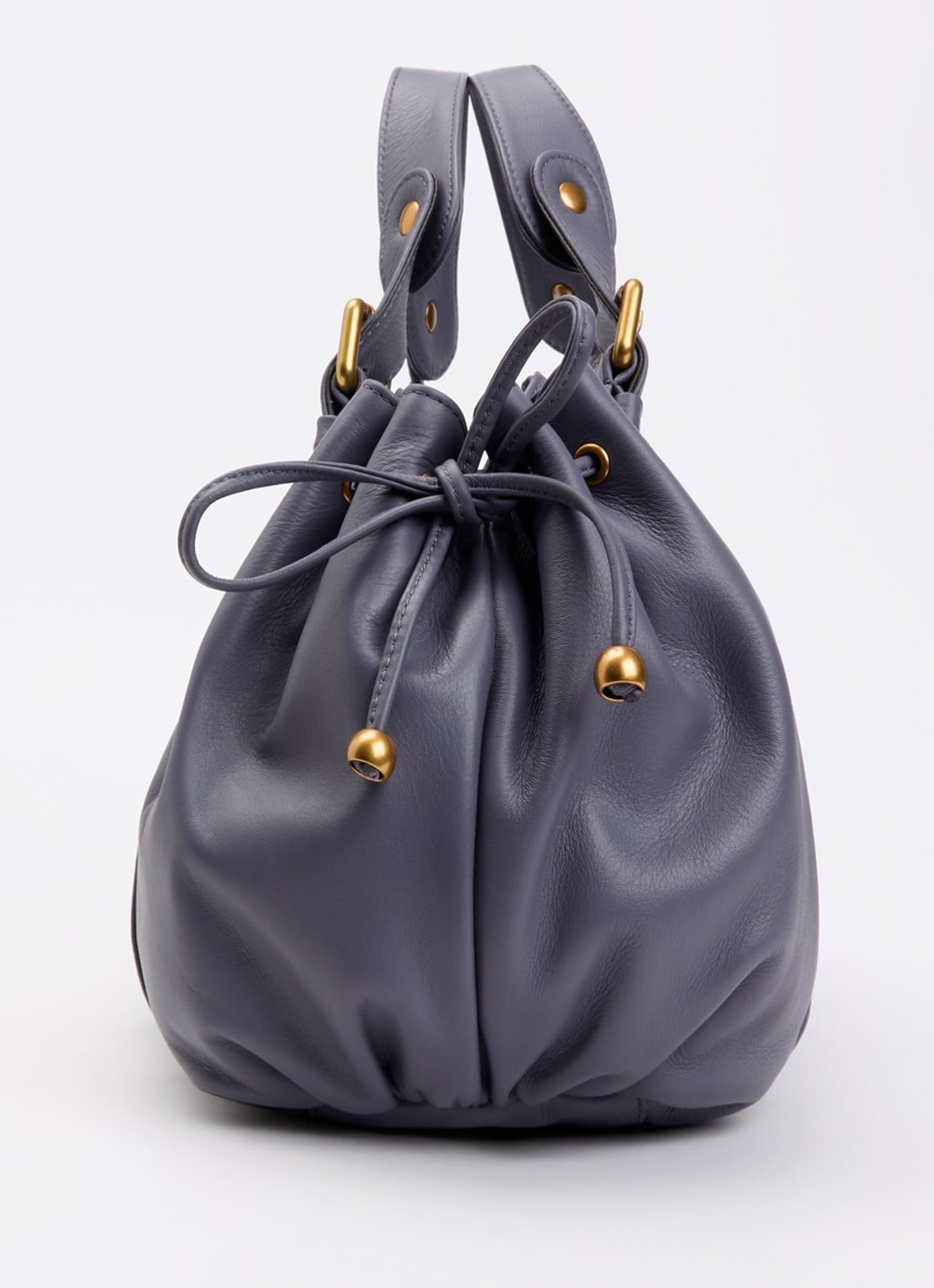 Gerard Darel Germain handtas van leer - detail 4 blauw