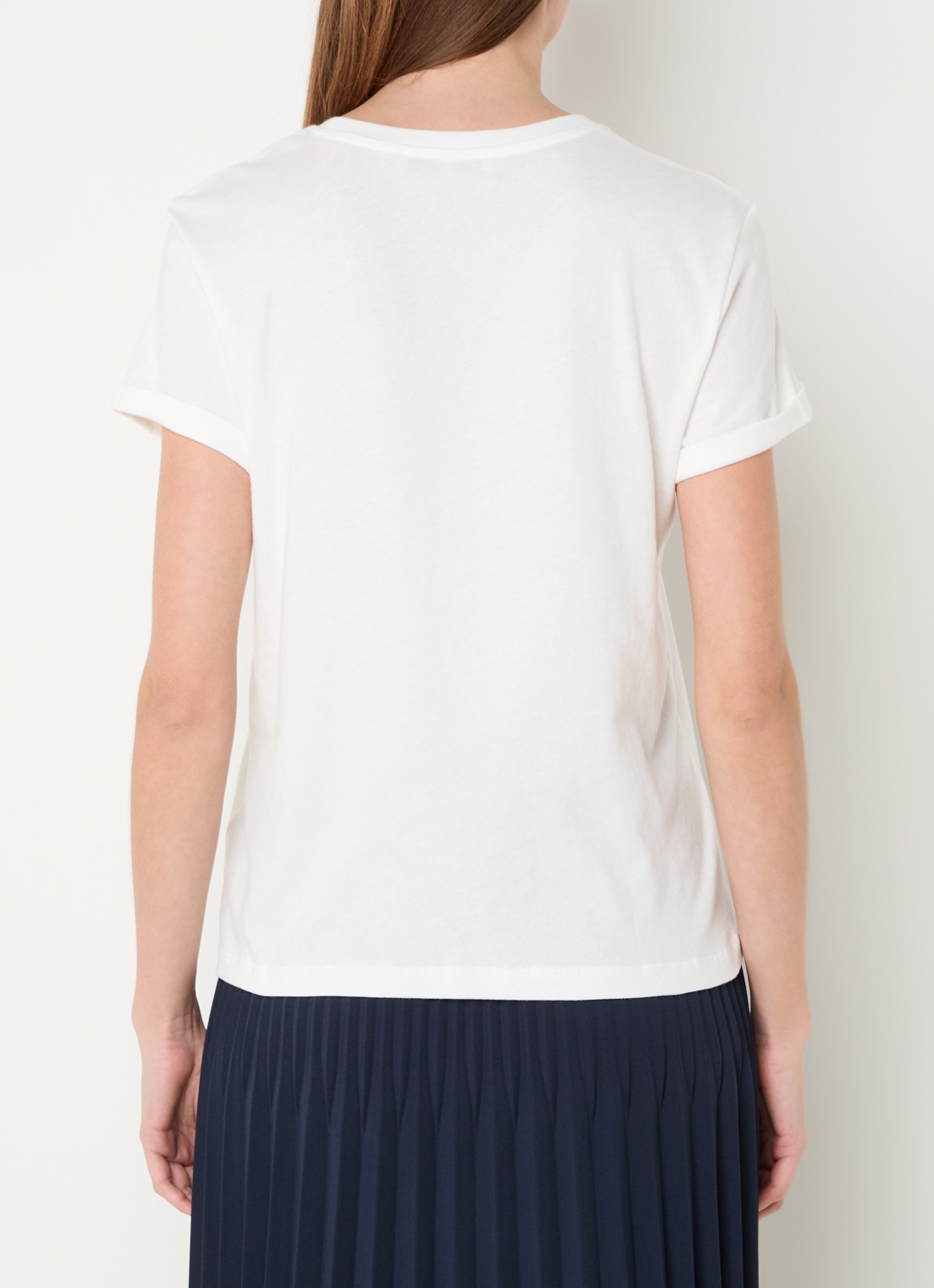 Gerard Darel Gloria T-shirt met print - achterkant 4 gebroken wit