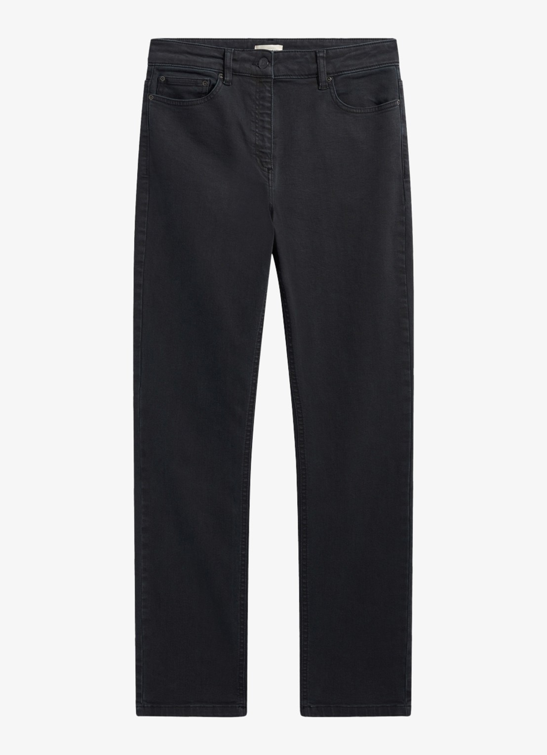 Gerard Darel Irene high waist slim fit jeans - voorkant 3 zwart