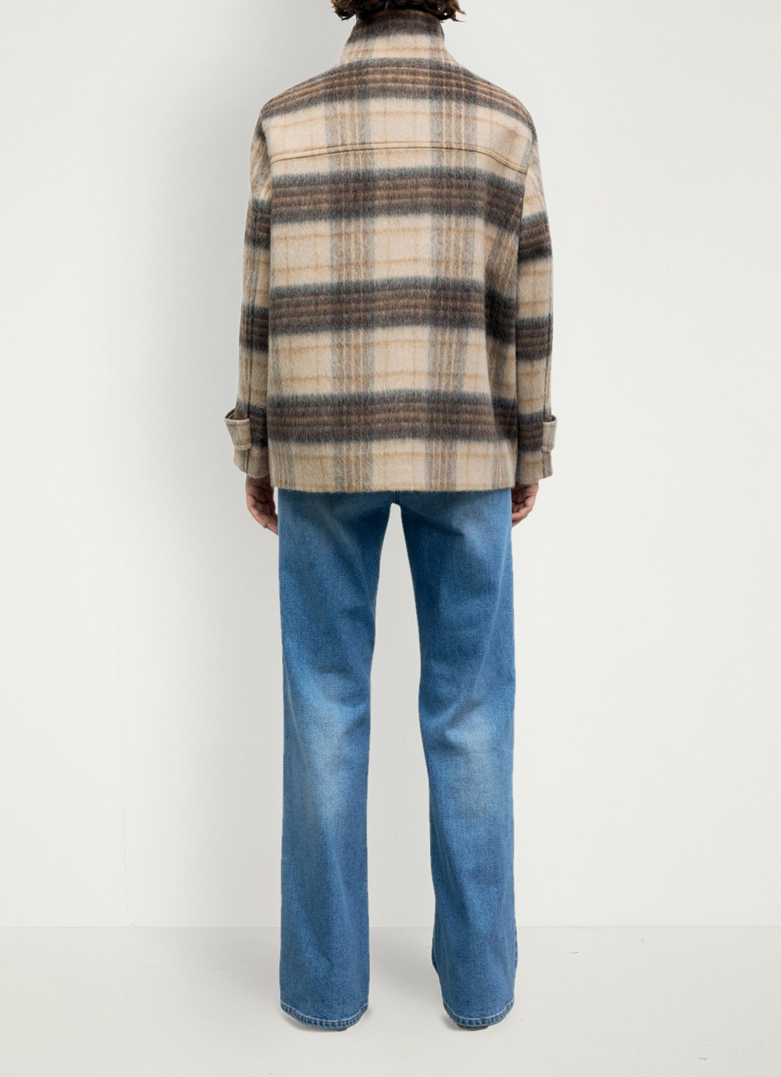 Gerard Darel Jack met ruitdessin - achterkant 5 zand