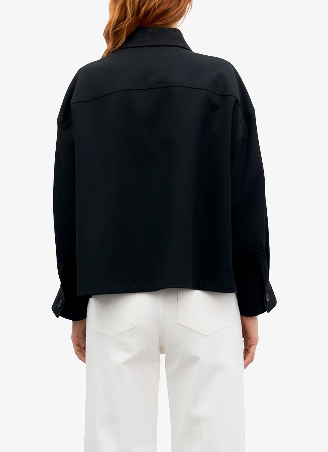 Gerard Darel Junia overshirt - achterkant 5 zwart