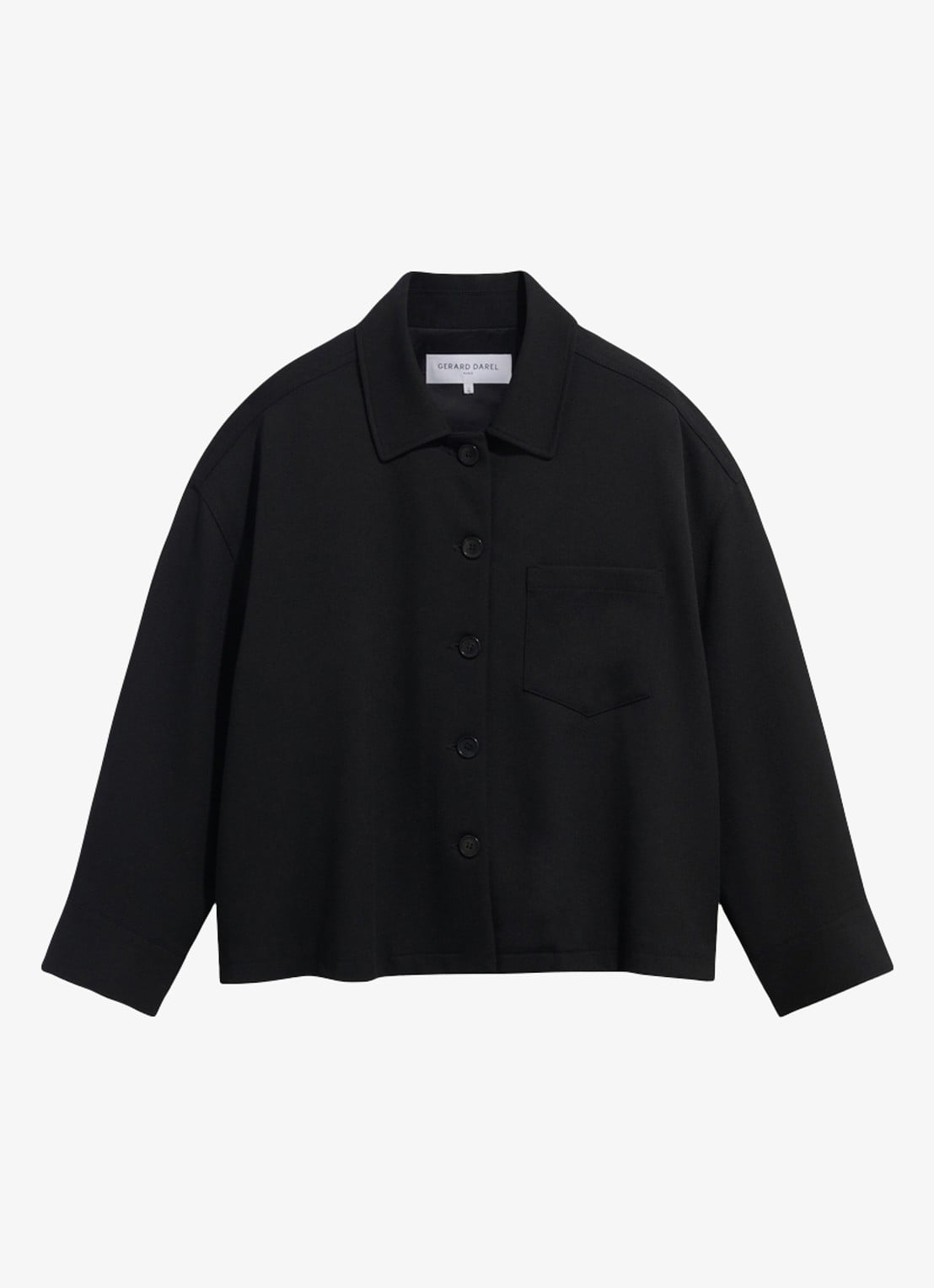 Gerard Darel Junia overshirt - voorkant 3 zwart